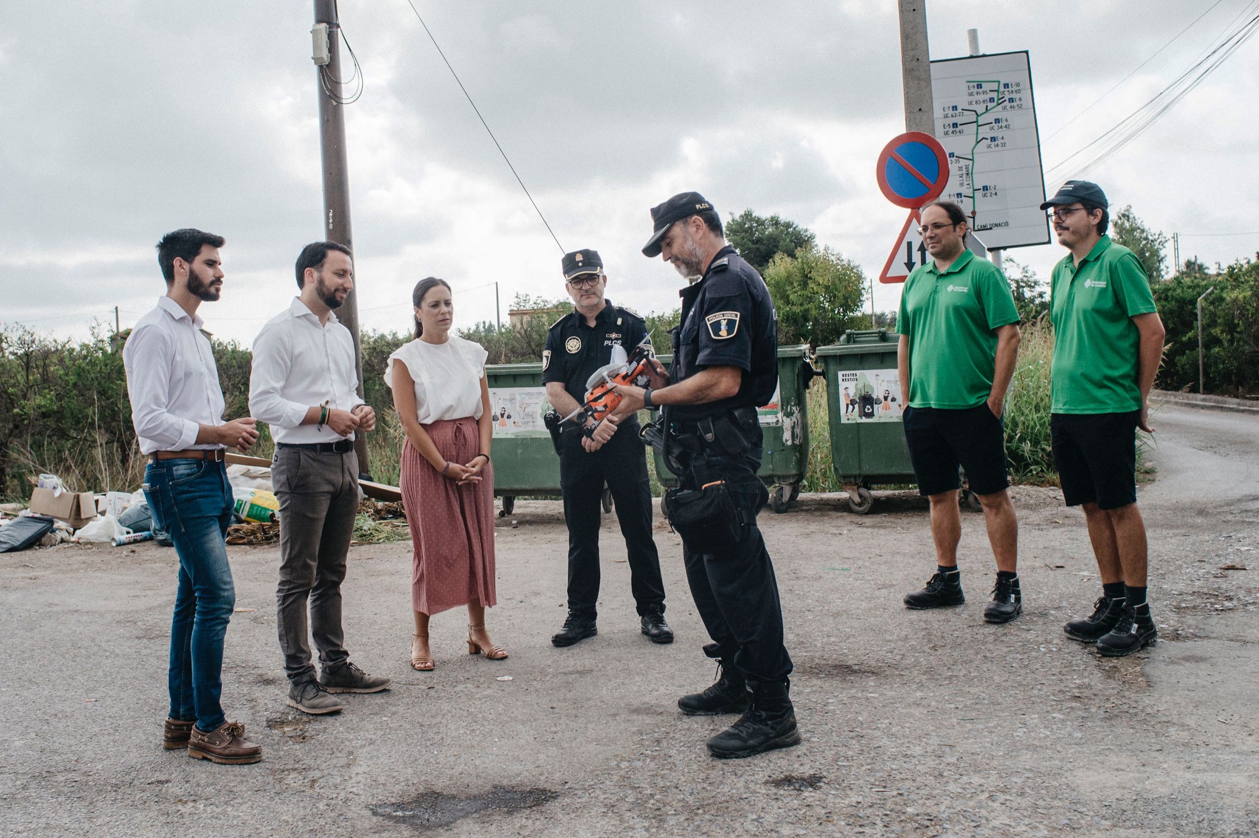 Reunió sobre el control d'abocaments en la Marjaleria de Castelló