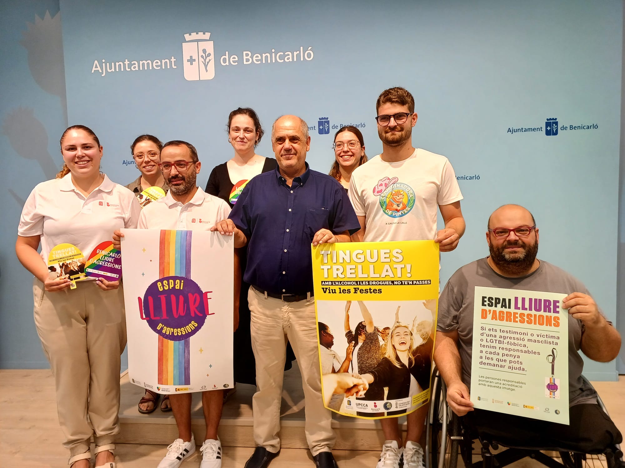  Presentació de les campanyes les campanyes de prevenció de la Regidoria de Serveis Socials i Polítiques Inclusives amb motiu de les Festes Patronals 2024.