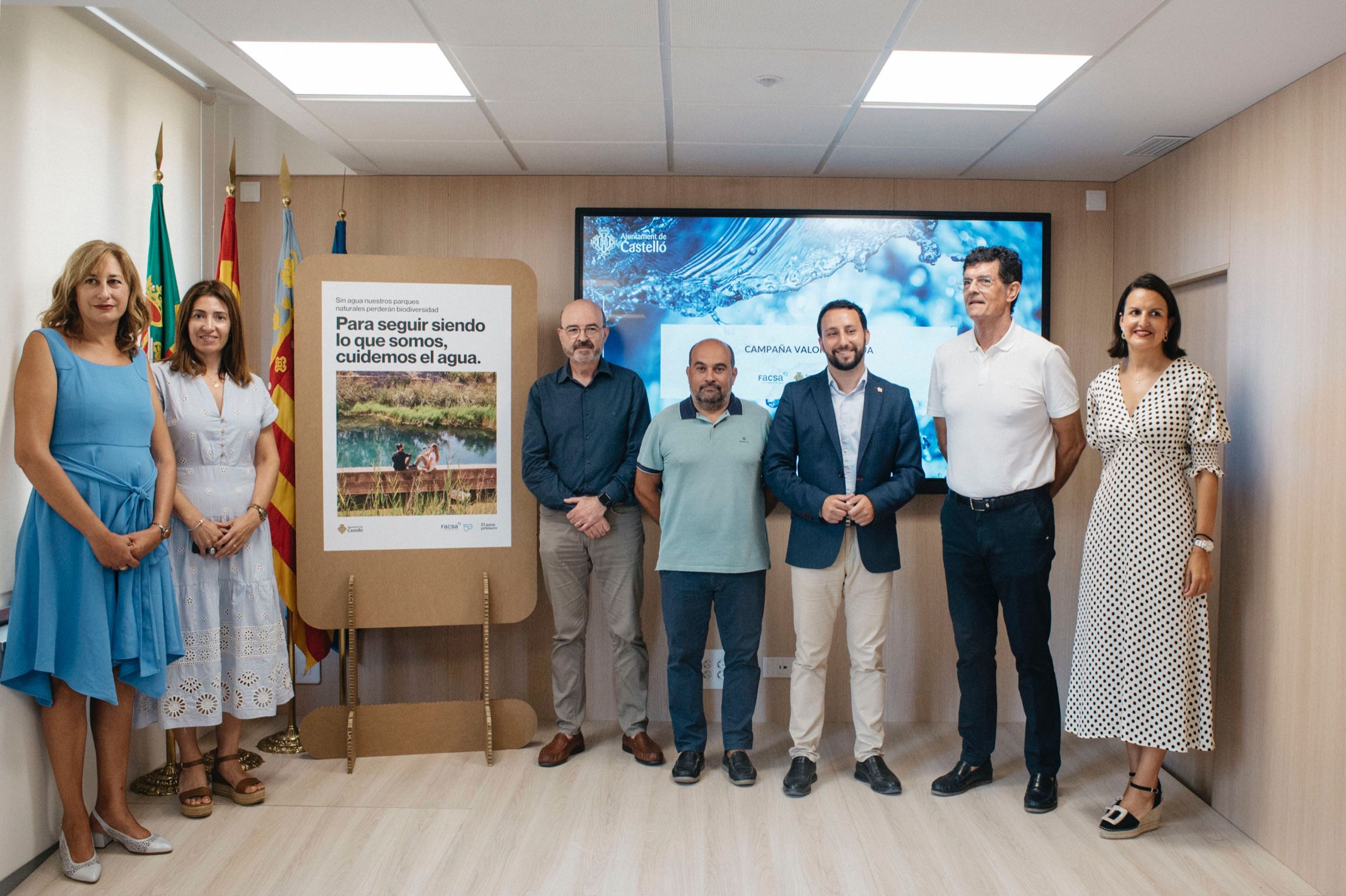 Presentació de la nova campanya sobre l'aigua de l'Ajuntament de Castelló i Facsa