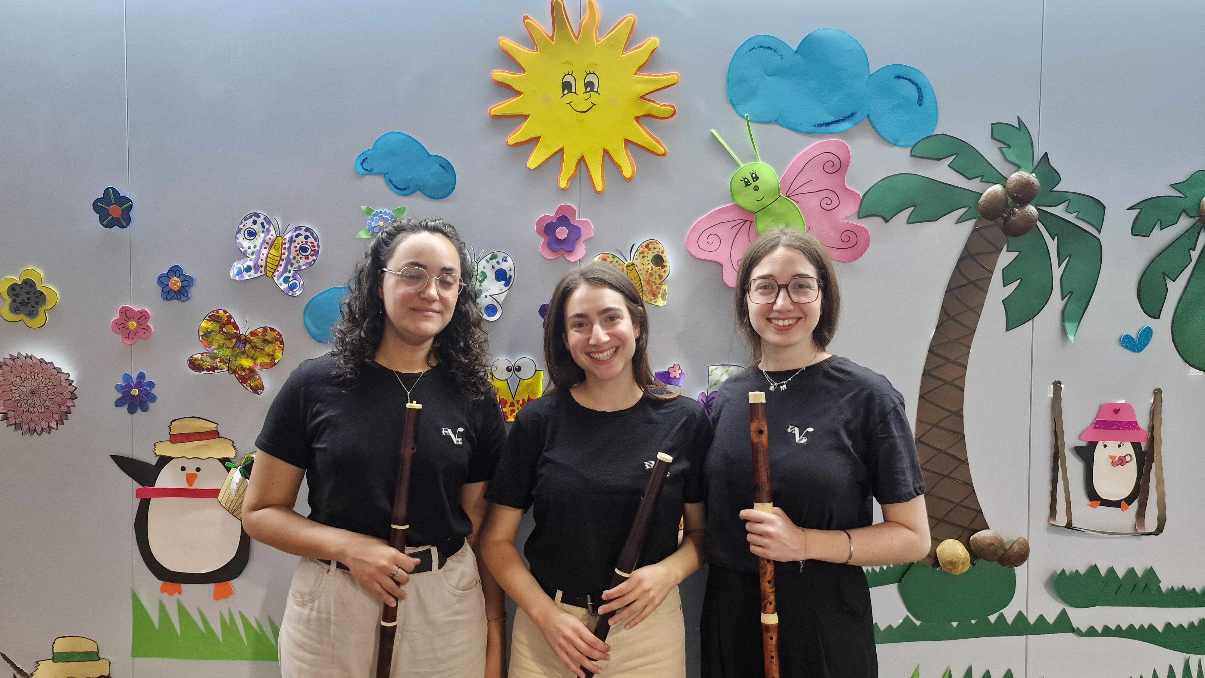 Estudiantes del conservatorio en el Hospital Provincial de Castellón