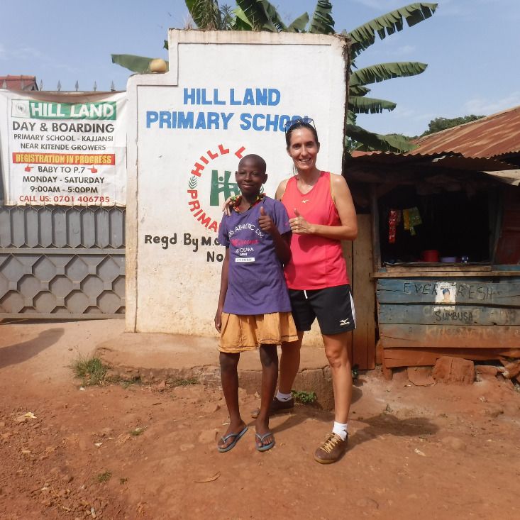 Un centro educativo en Uganda