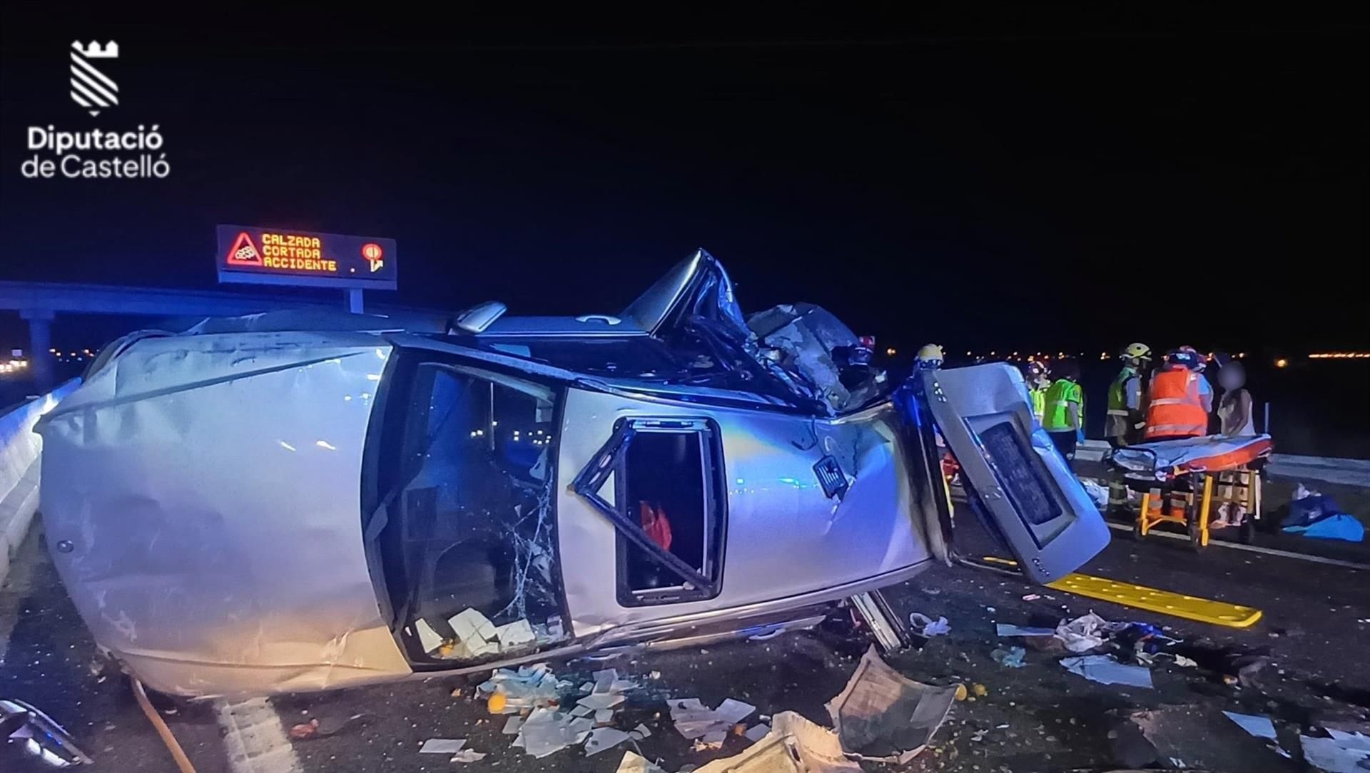 Accident de cotxe en Moncofa
