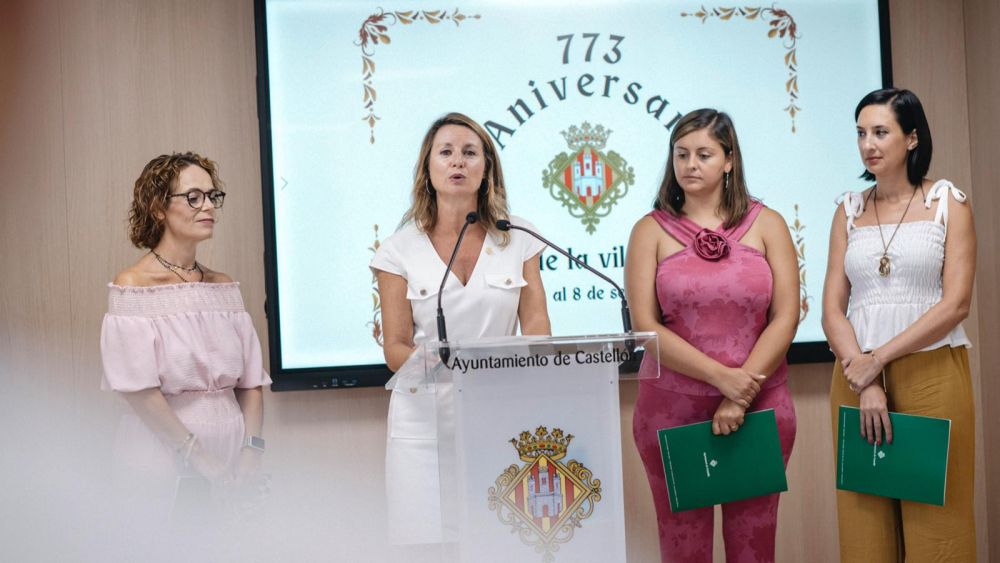 Presentación de actos por el 773 aniversario de Castellón