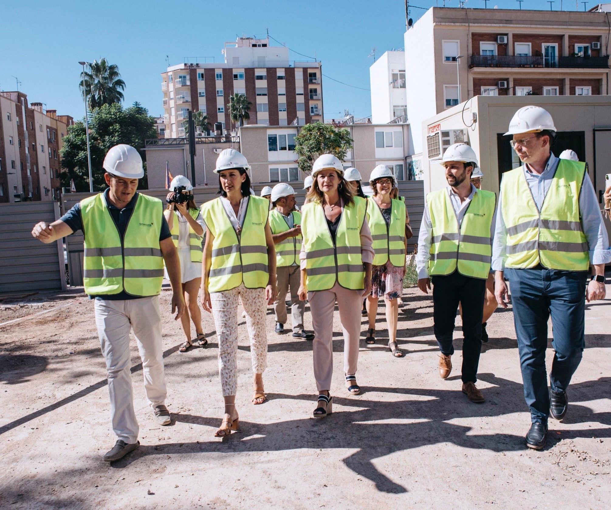 L'alcaldessa de Castelló, Begoña Carrasco, visita el CEIP Mestre Canós