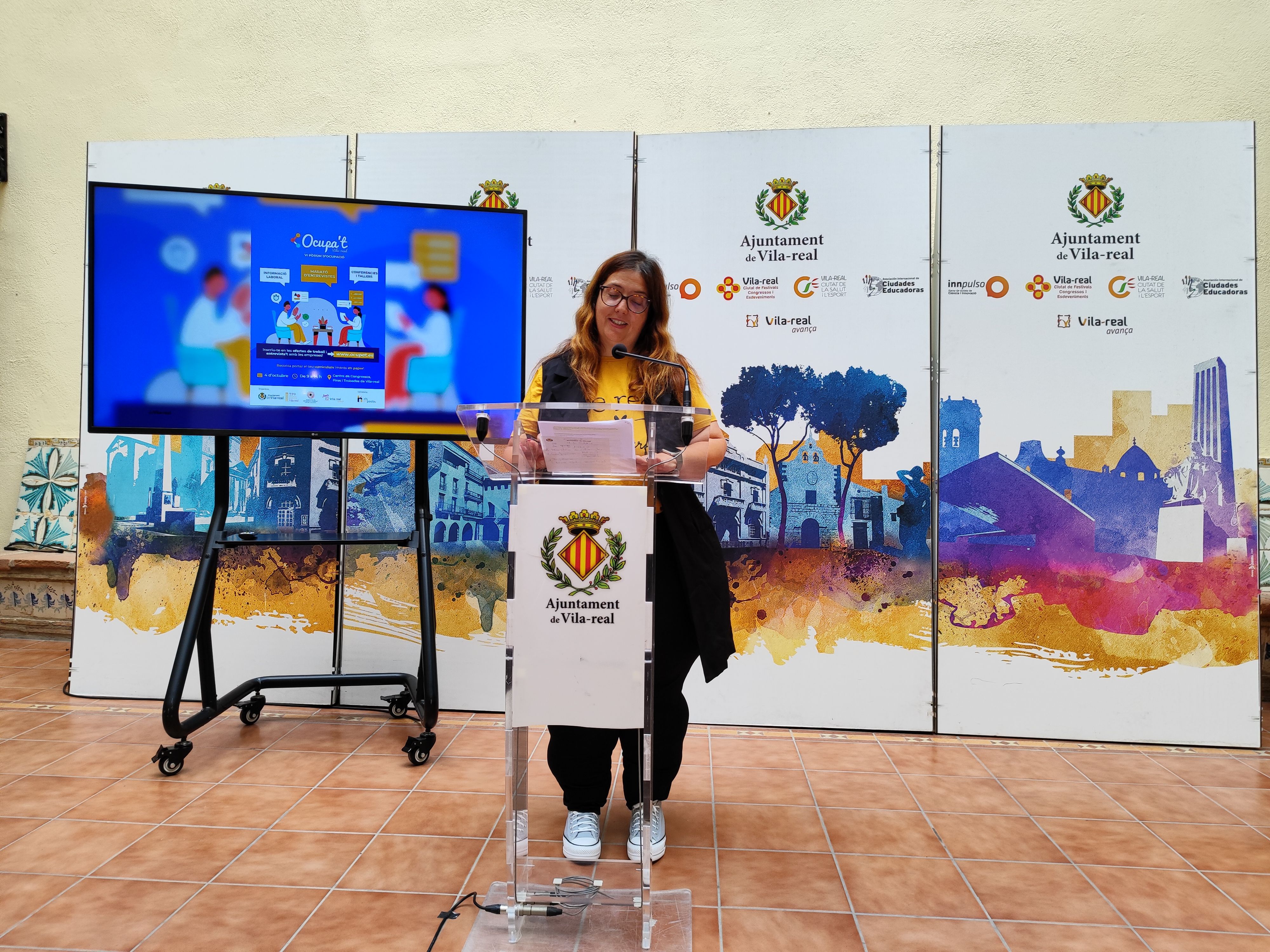 Presentació de la VI edició del Fòrum d'ocupació "Ocupa't"