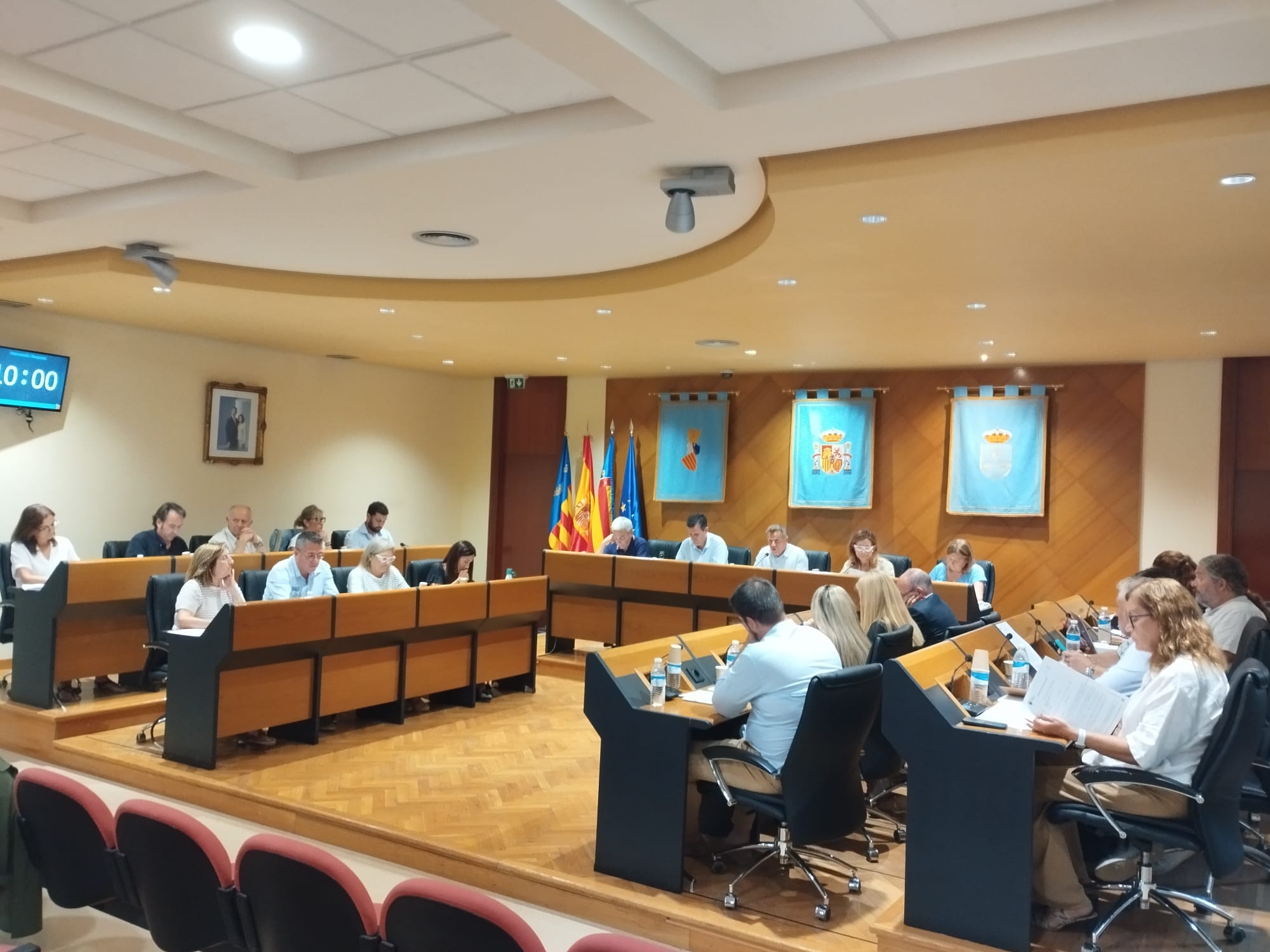 Plenari en l'Ajuntament de Benicarló
