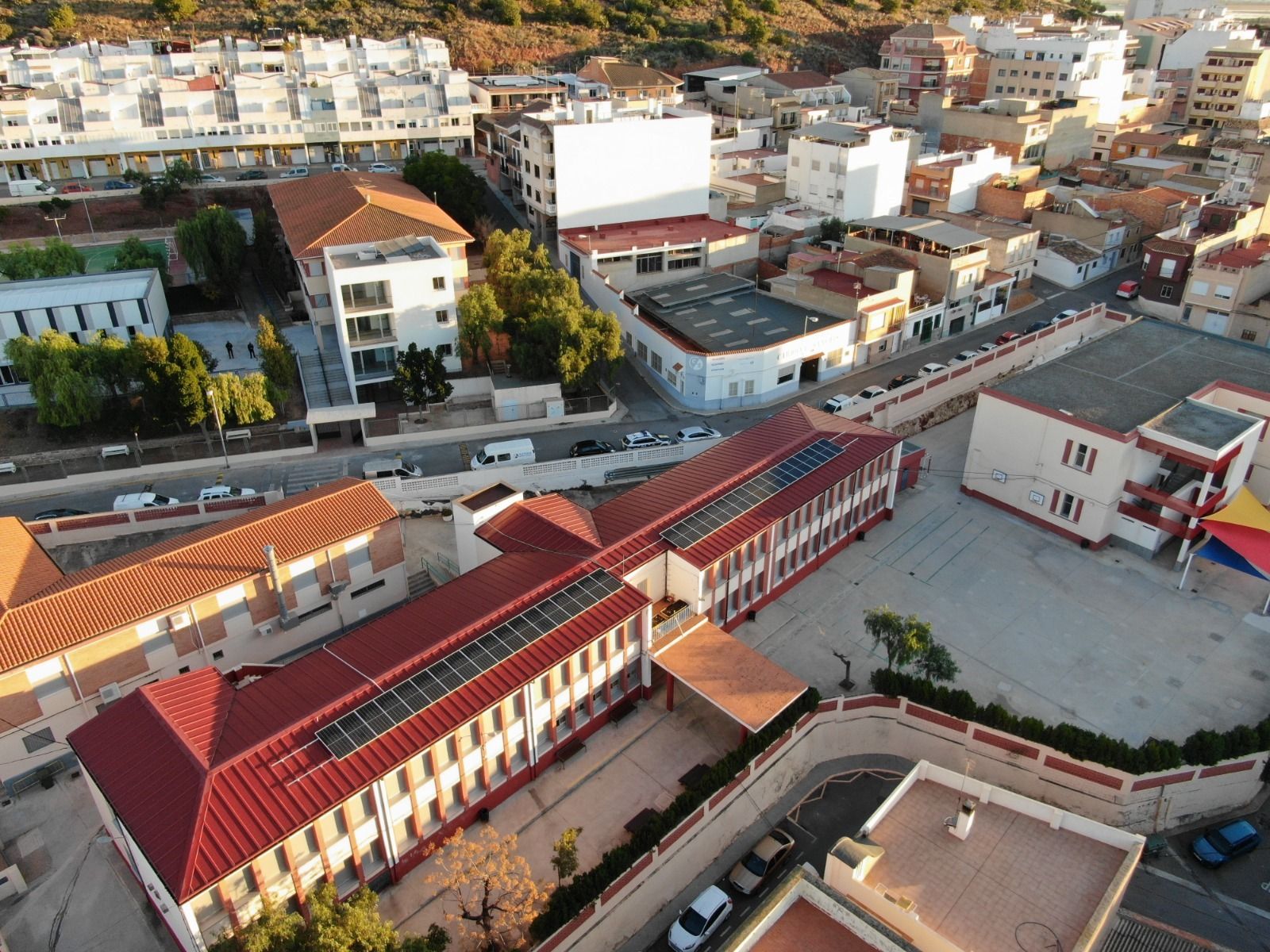 El CEIP Juan Carlos I de Almenara que ha sido objetivo de votación