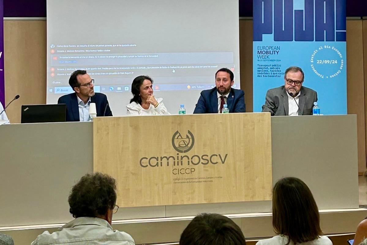El regidor d'Urbanisme presenta el projecte de la nova plataforma industrial castellonenca en el Col·legi d'Enginyers de Camins, Canals i Ports