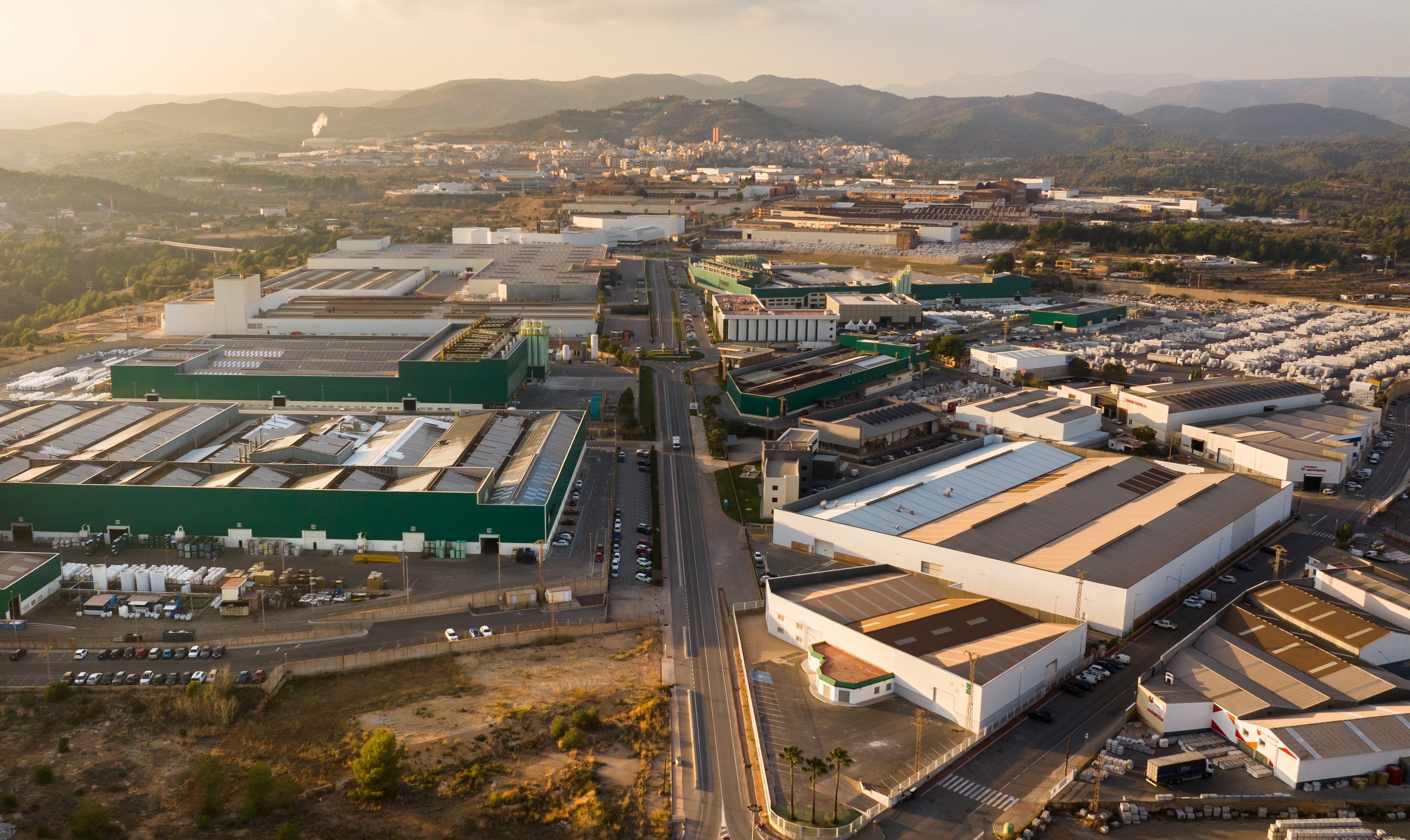 Una zona industrial de L'Alcora