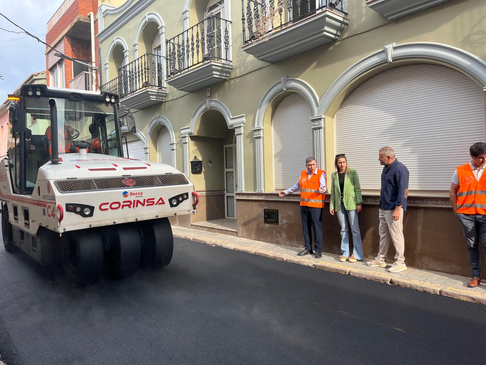 Obres en el carrer Trinitat de la Vall d'Uixó