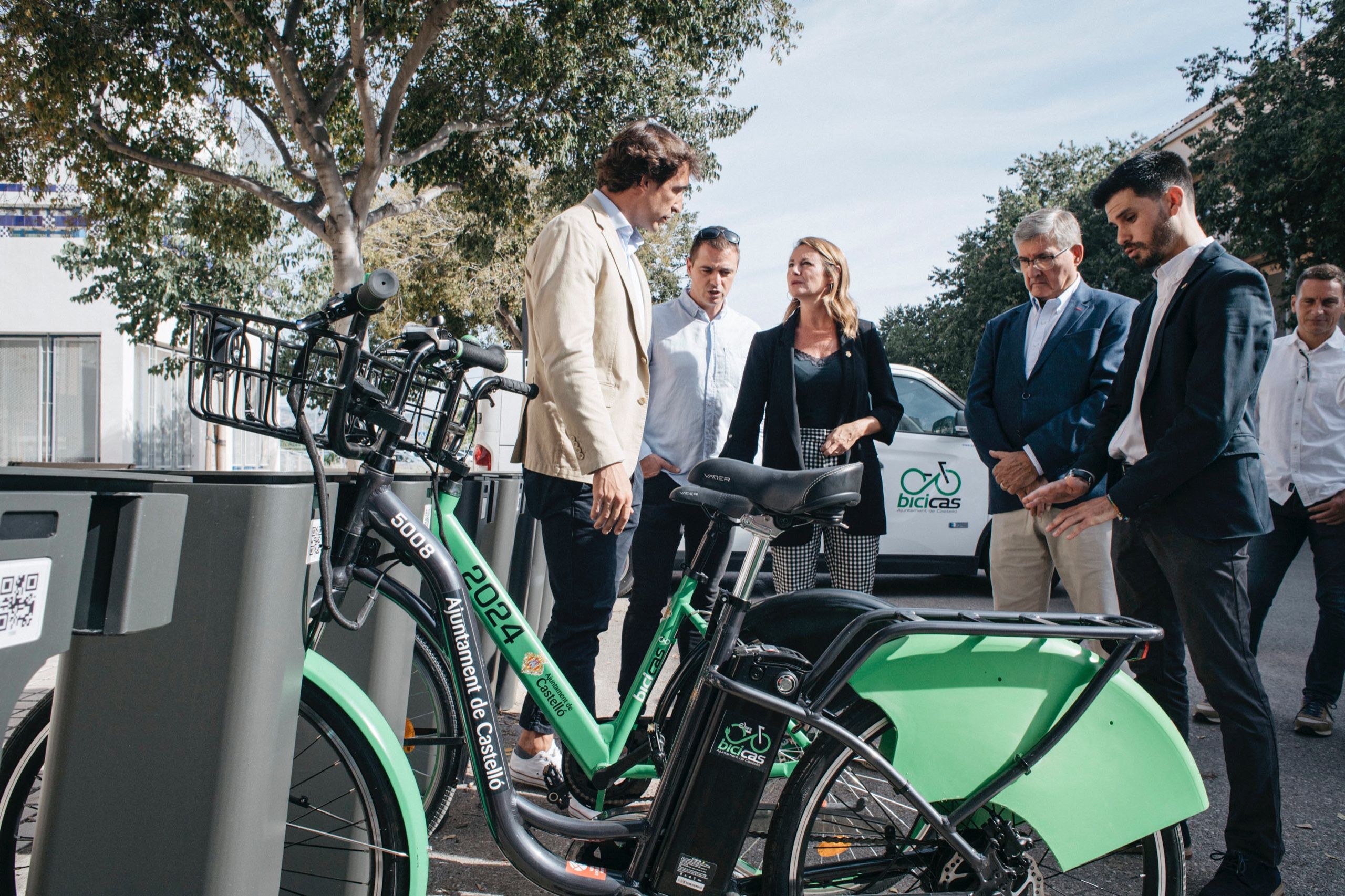 Presentació del nou servei de Bicicas