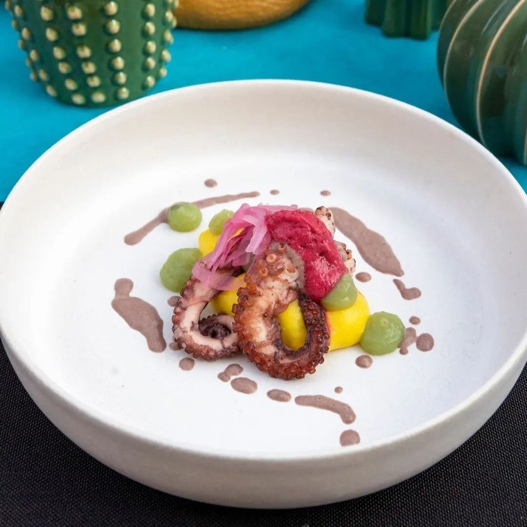 Uno de los platos elaborados a base de pulpo que forma parte de las jornadas gastronómicas