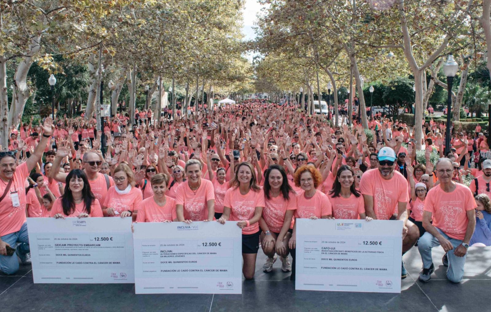 X marcha solidaria contra el cáncer de mama Castellón