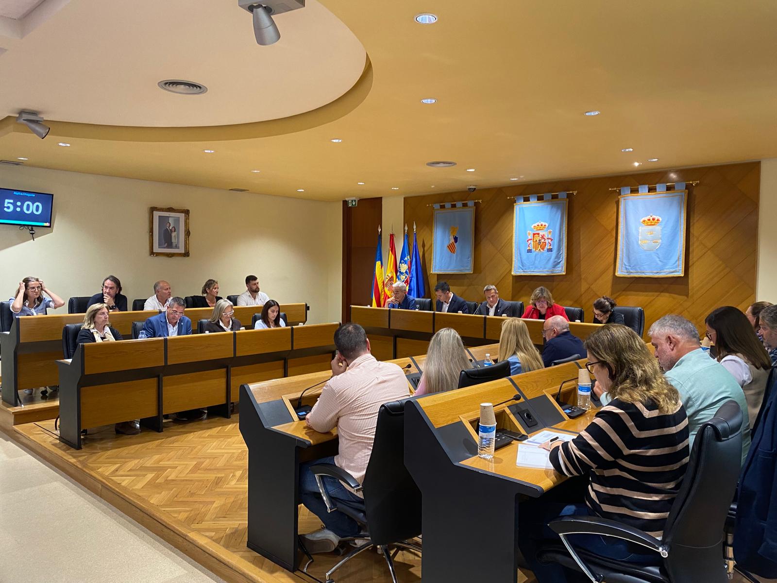 Ple de l'Ajuntament de Borriana