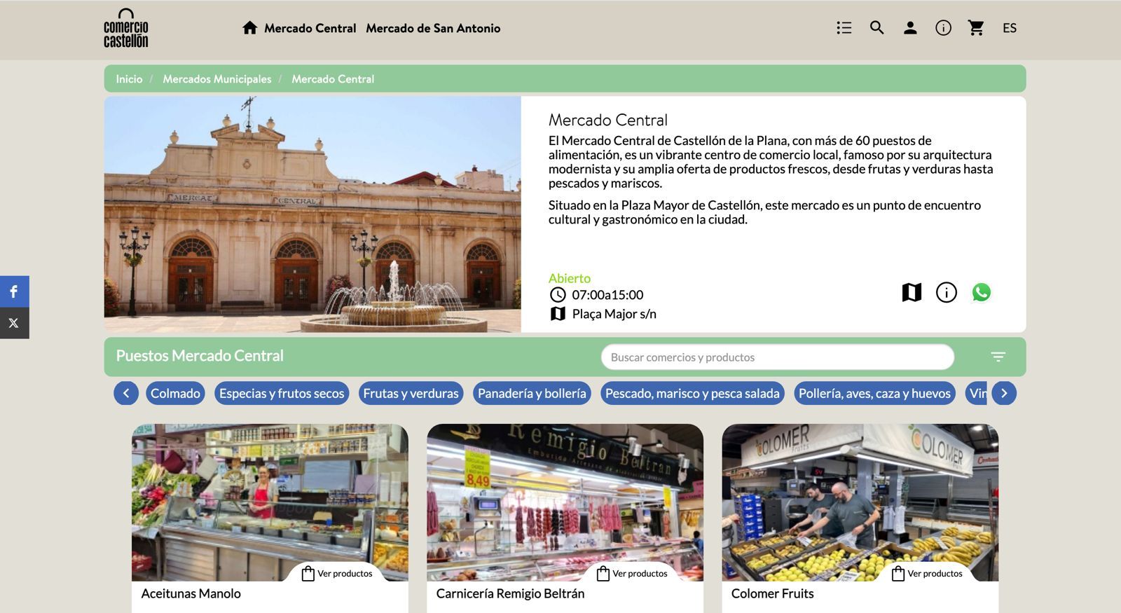 Web de Marketplace
