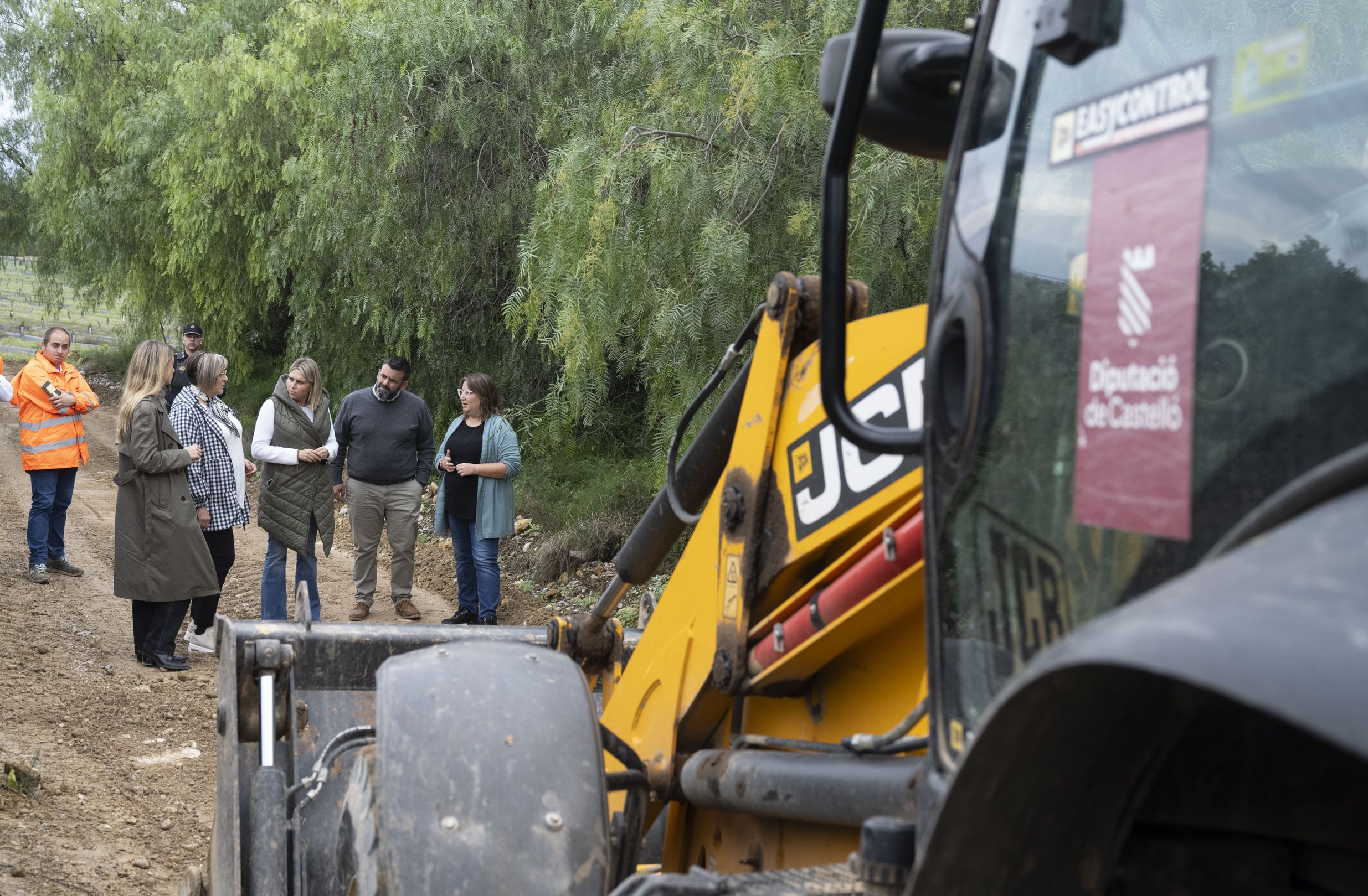 Reparació d'un camí rural per la DANA en Càlig