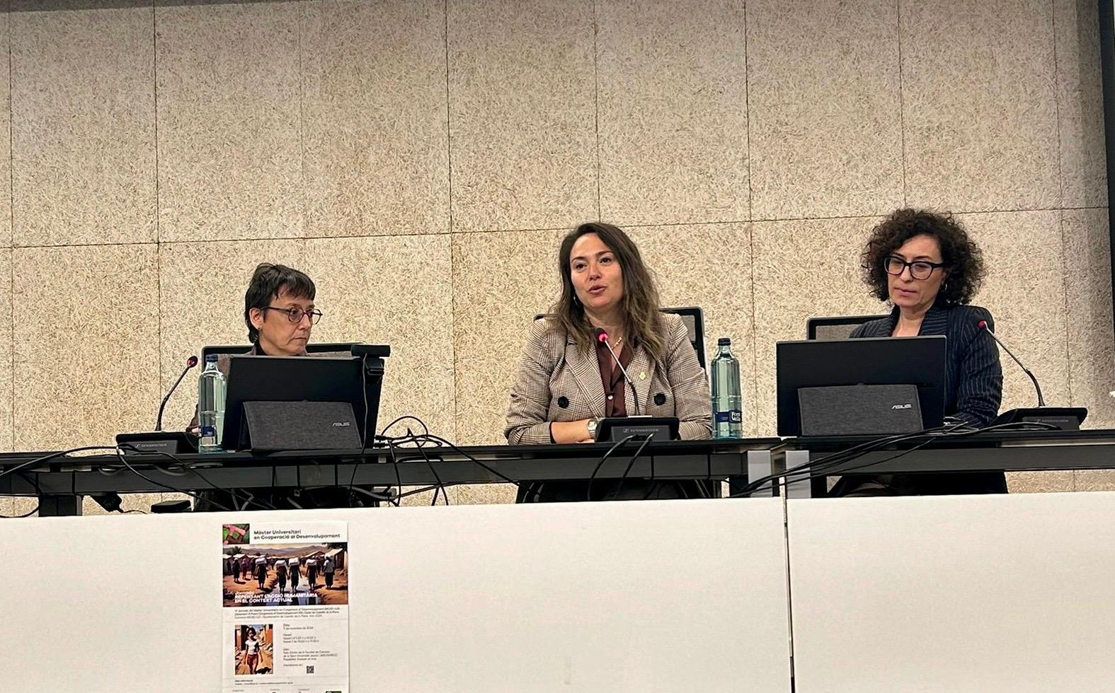 Maica Hurtado en la VI Jornada de Intercambio de Buenas Prácticas del Máster en Cooperación al Desarrollo de la UJI