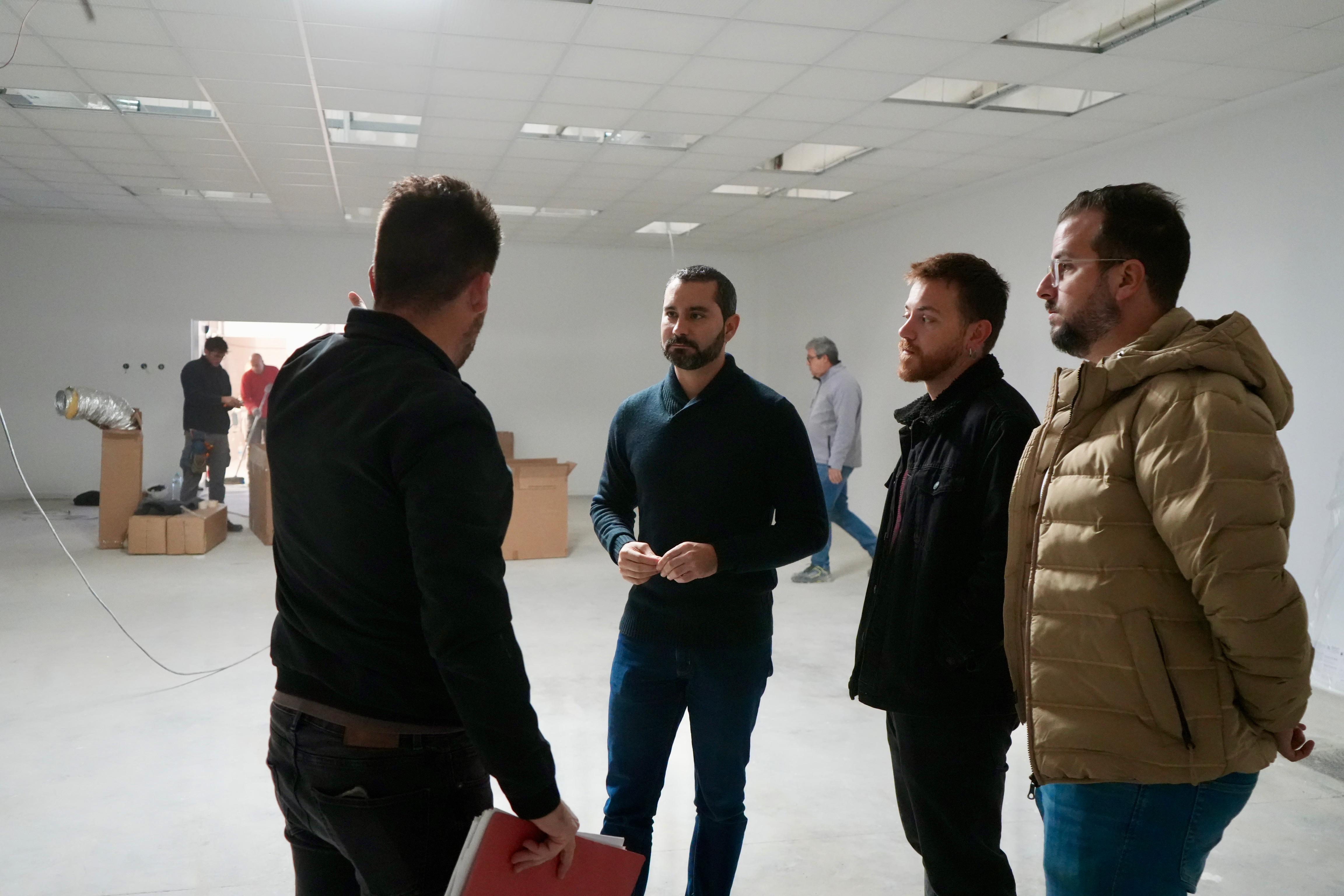 Visita al local d'assajos de la banda a l'Alcora