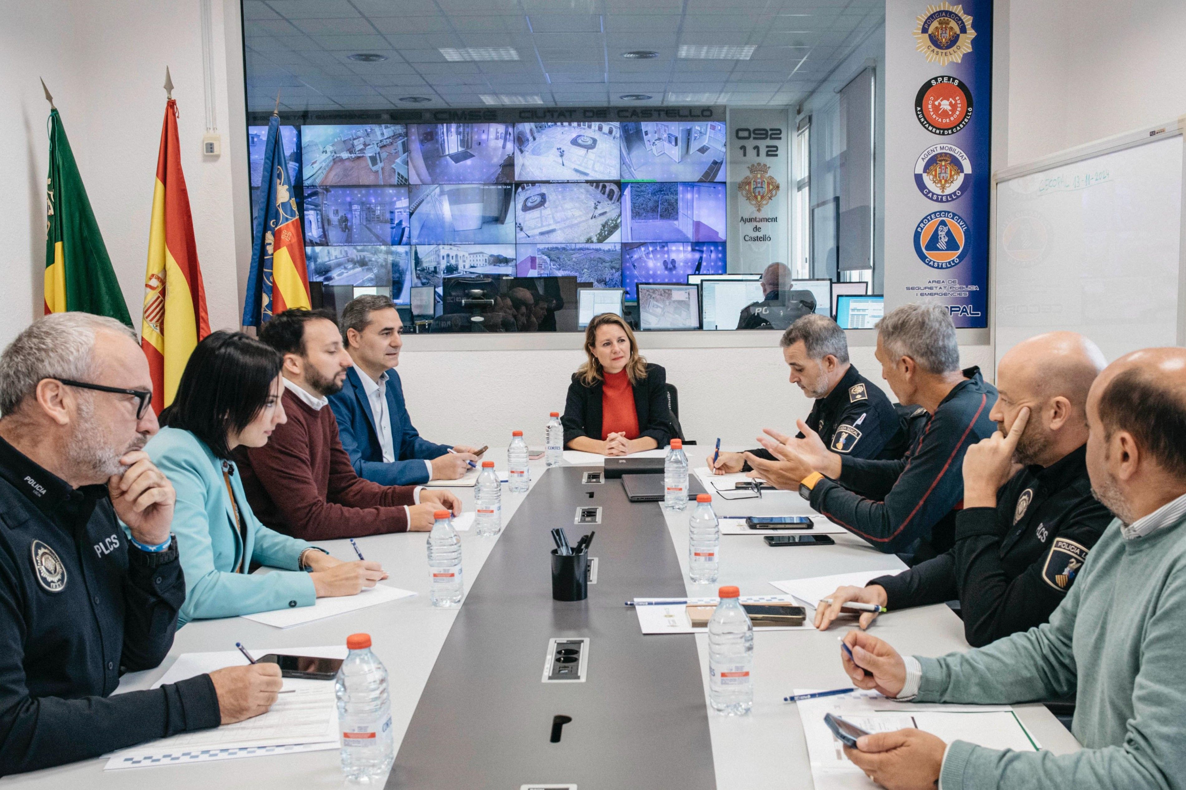Carrasco en el CECOPAL del 13 de noviembre