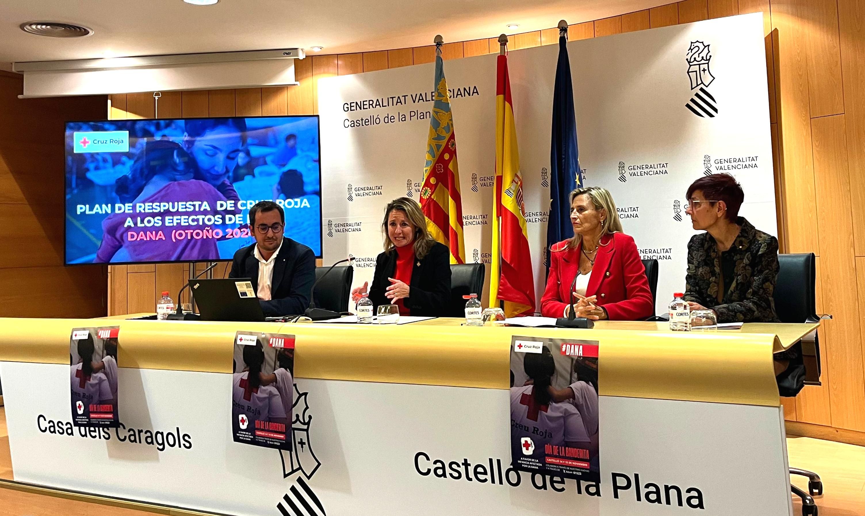 Carrasco en la presentació del Dia de la Bandereta de Creu Roja