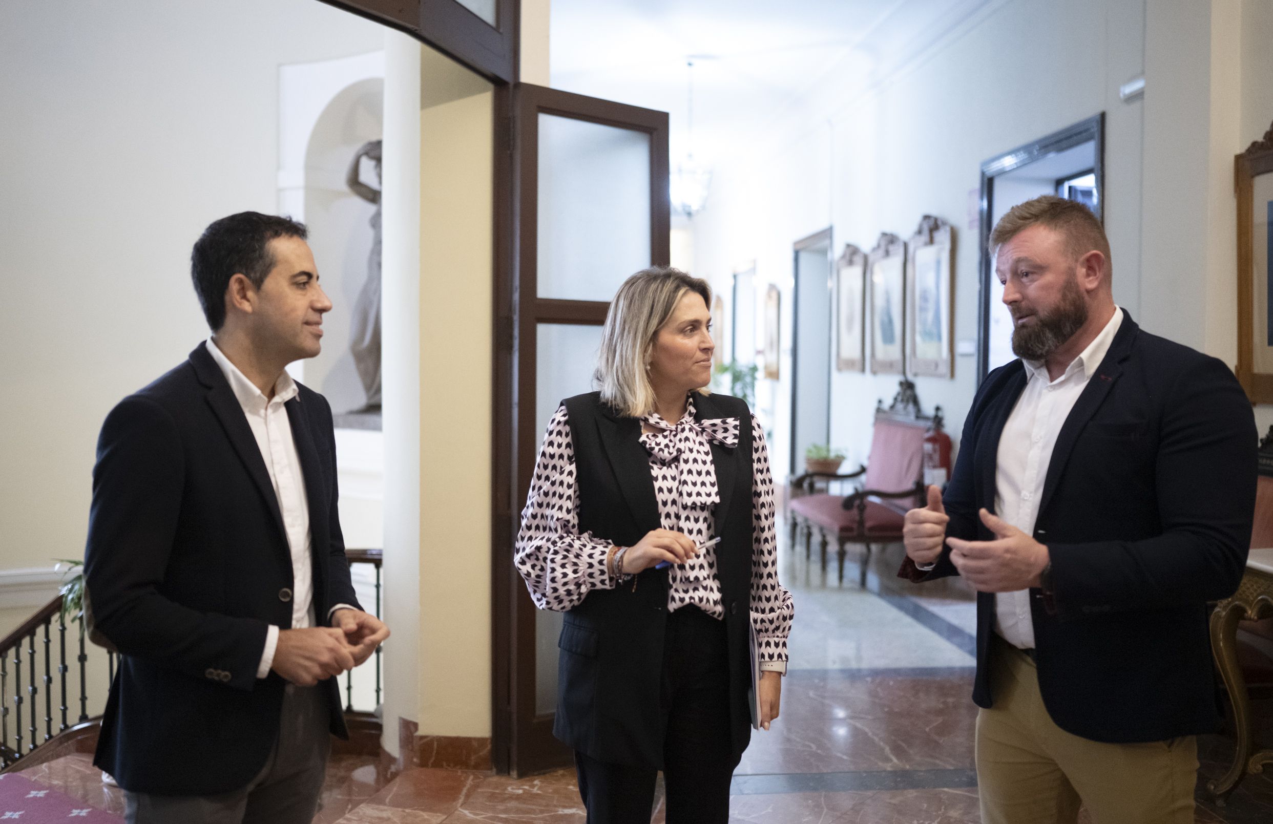 Héctor Folgado, Marta Barrachina i Iván Sánchez