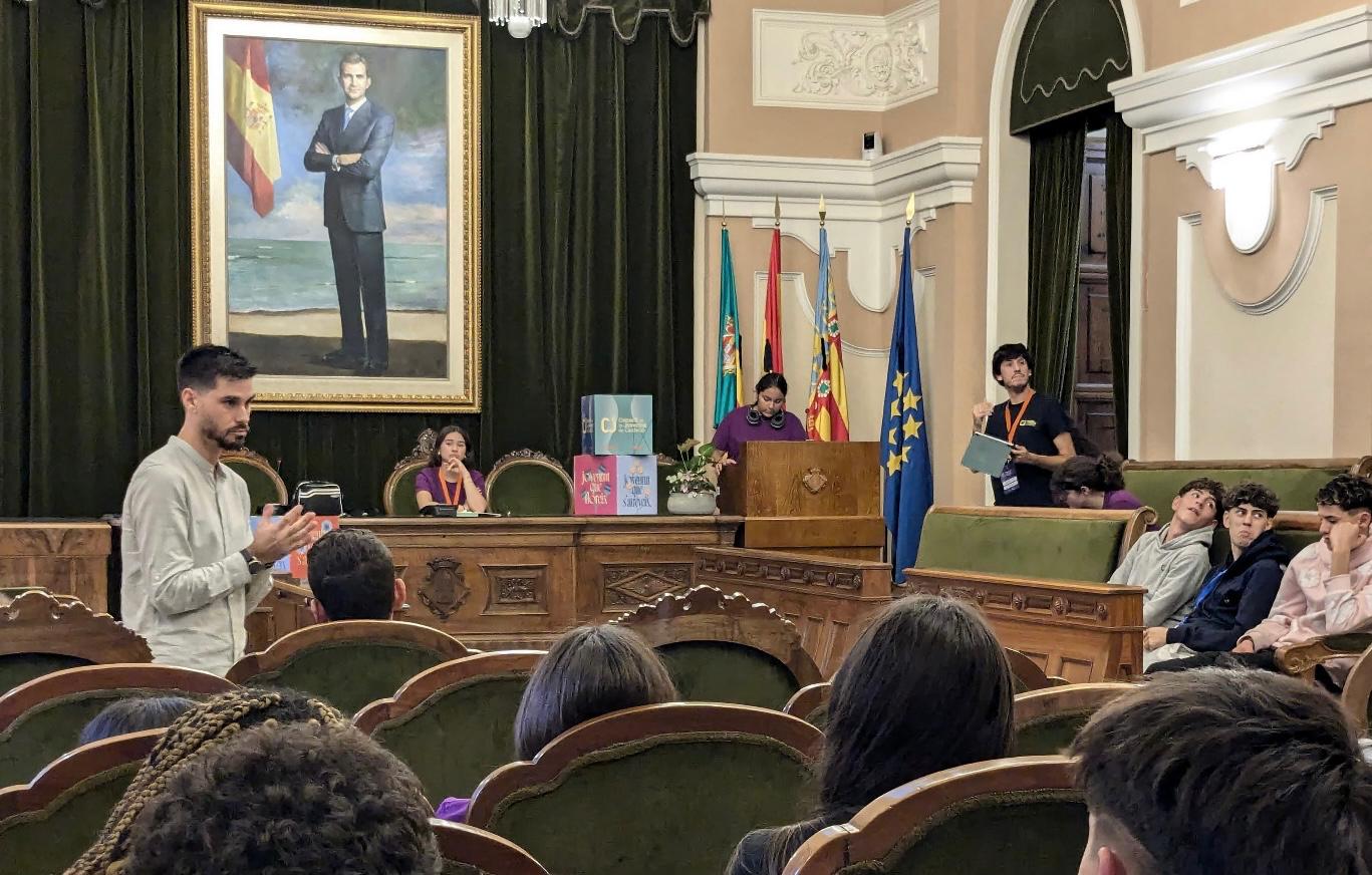 Ramírez en el Plenari Jove del Consell de la Joventut de Castelló