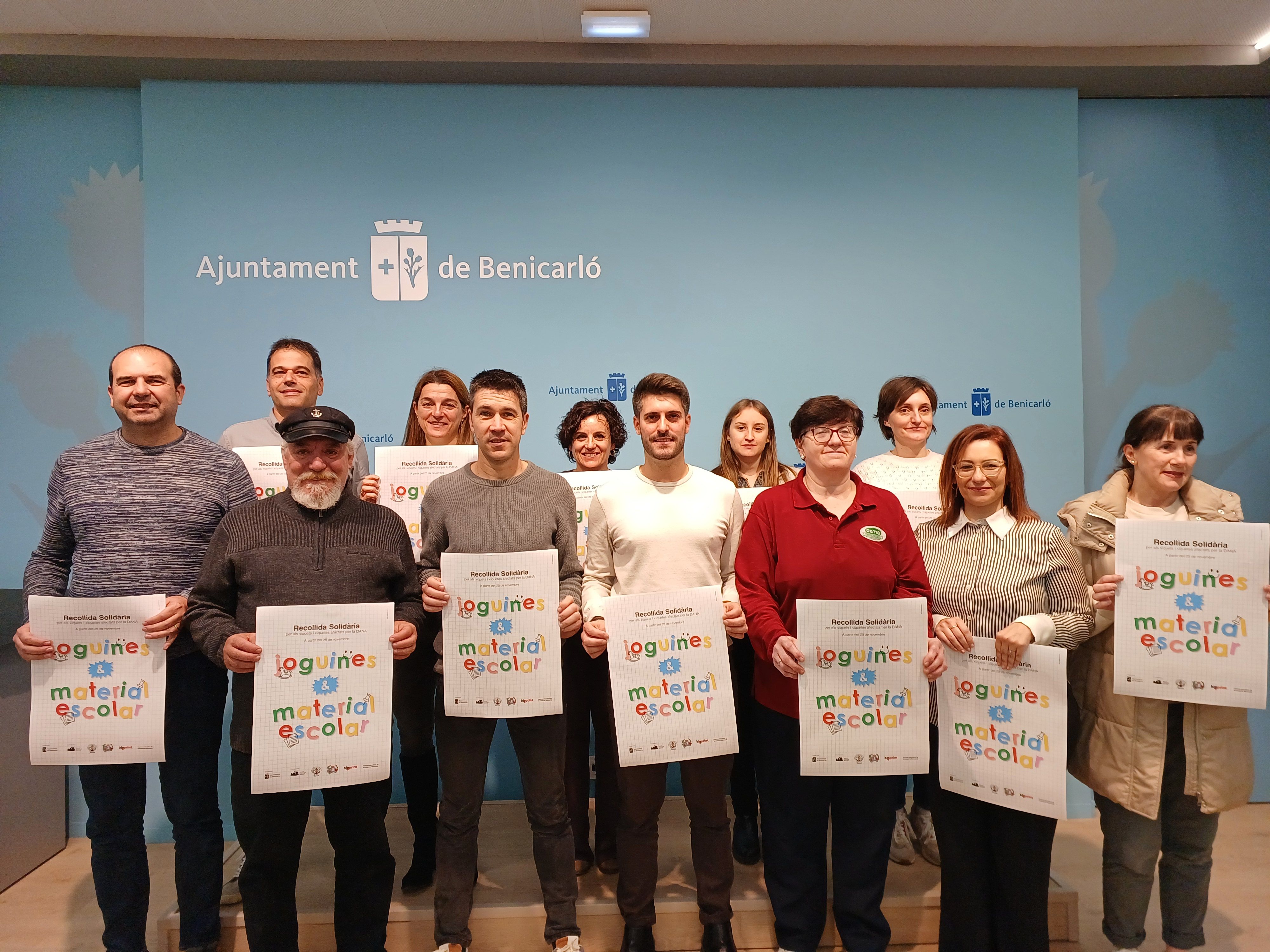 Presentació de la recollida de material escolar a Benicarló