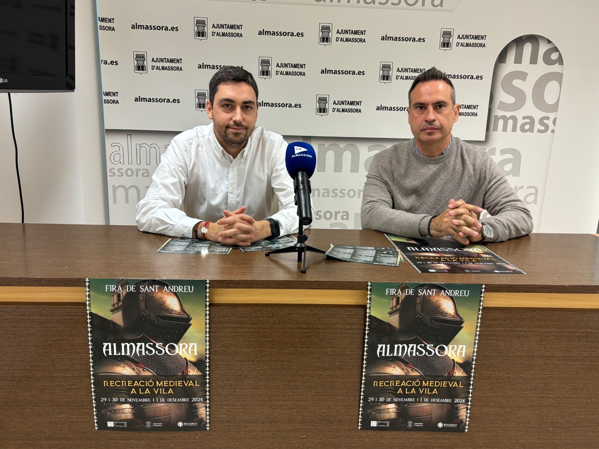 Presentación de la Fira de Sant Andreu en Almassora