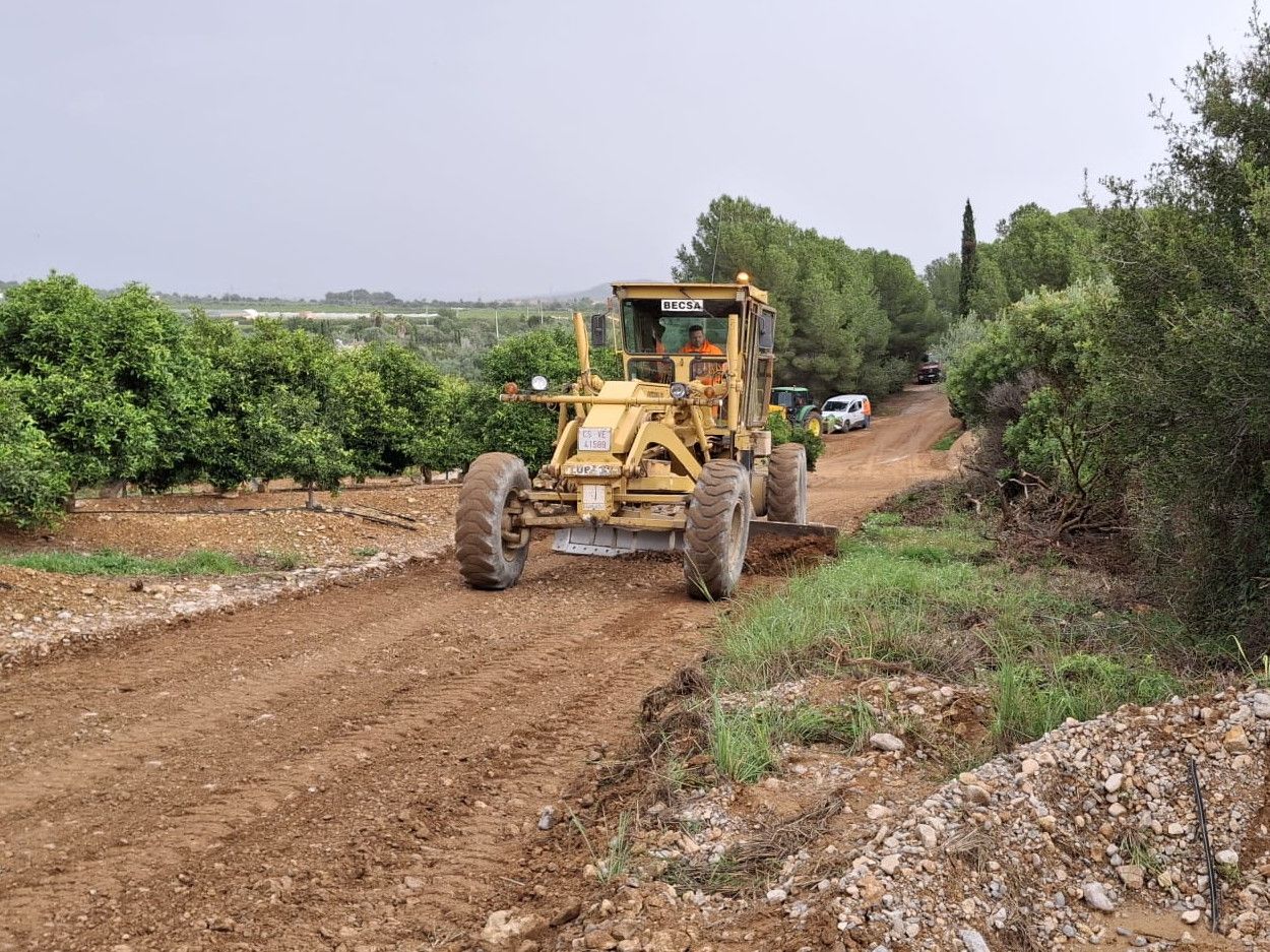 Neteja d'un camí rural a Benicarló