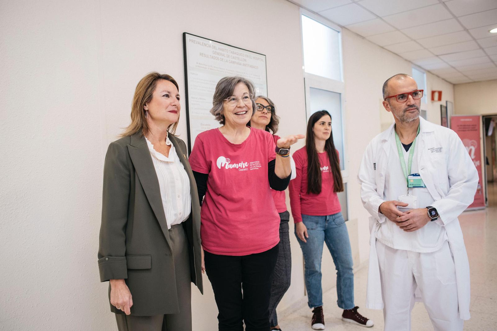 Carrasco en la Jornada de lactancia materna “Día a día al teu costat” 