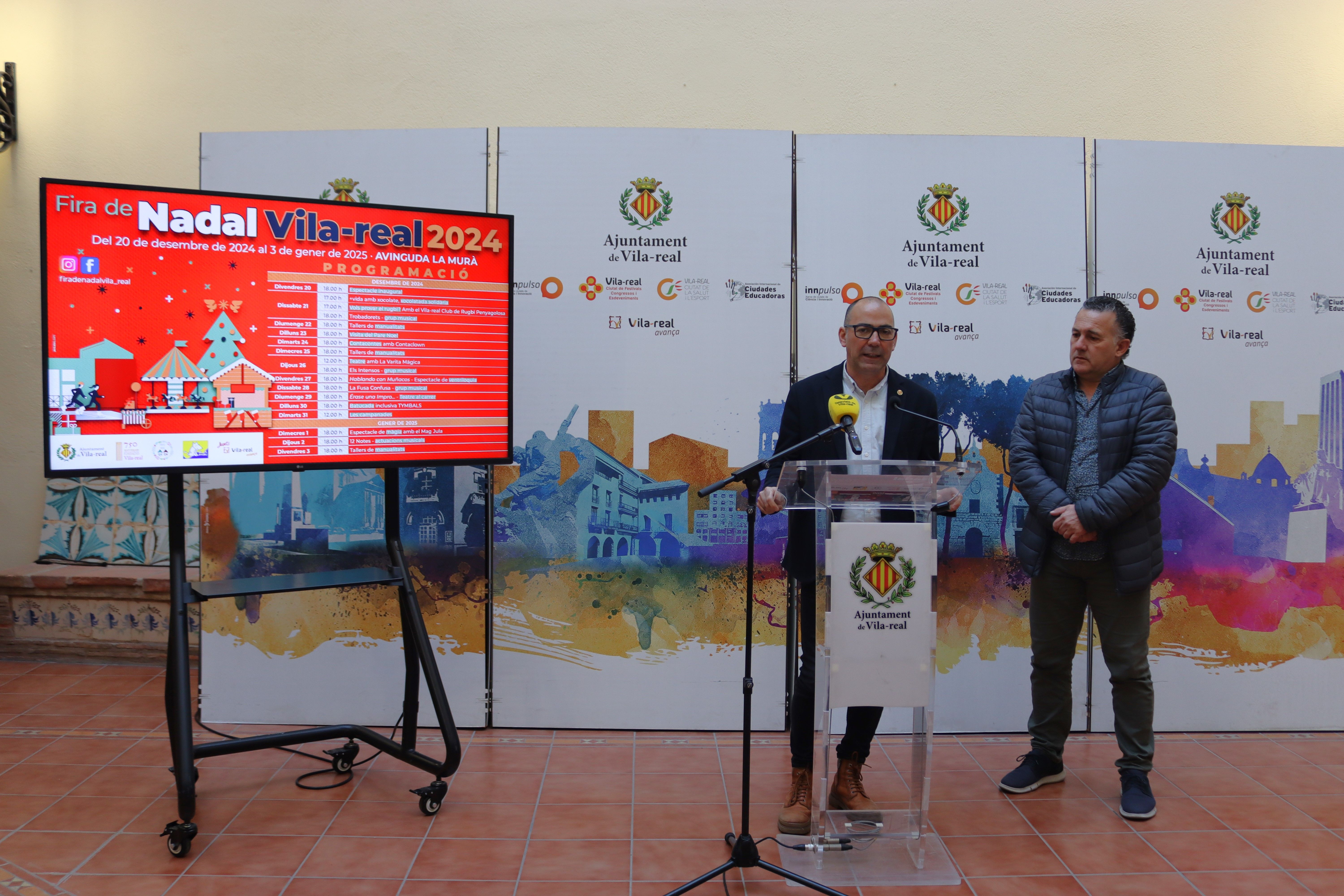 Presentación de la Feria de Navidad de Vila-real 2024