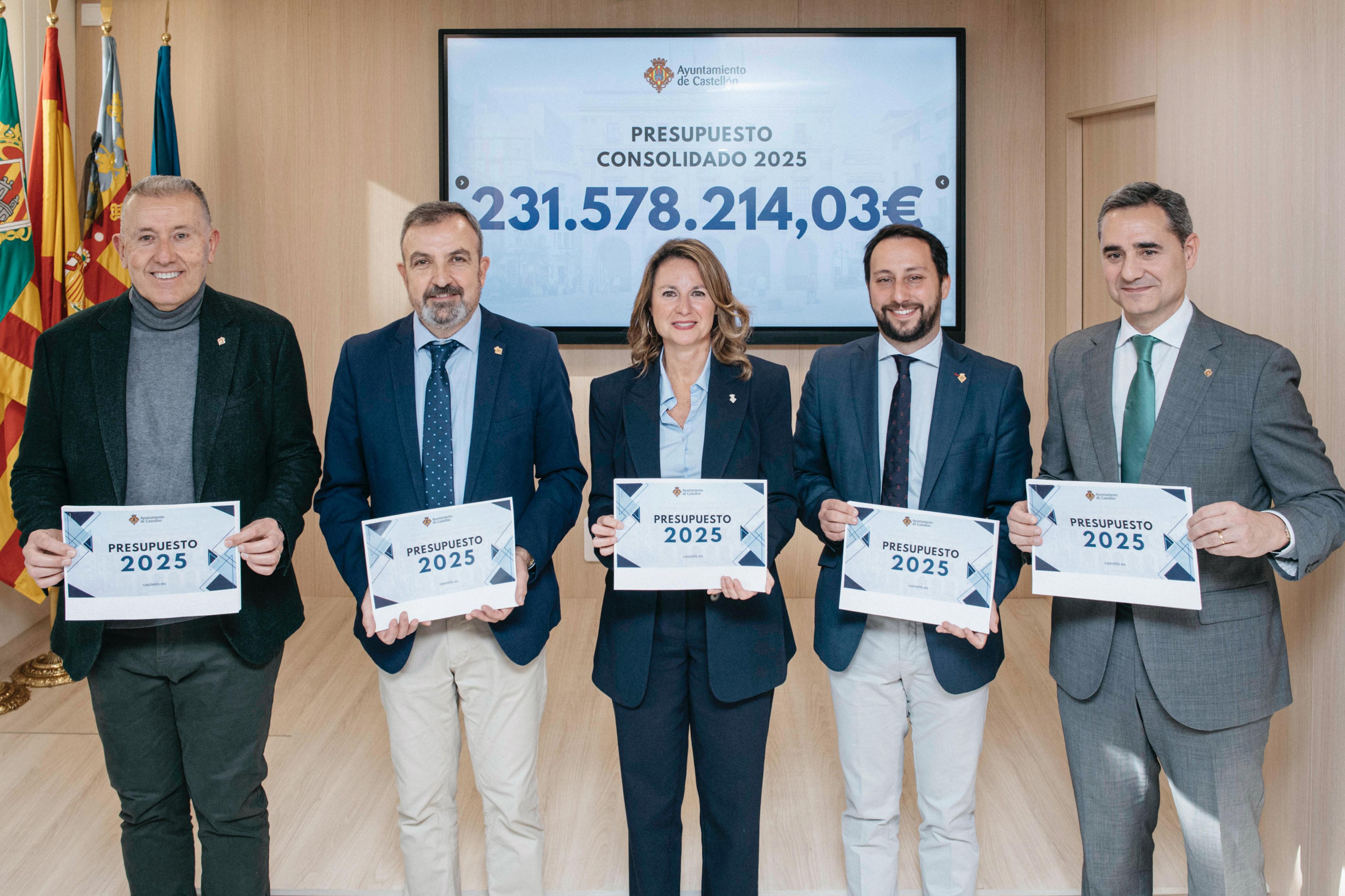 Presentació del pressupost de l'Ajuntament de Castelló per a 2025