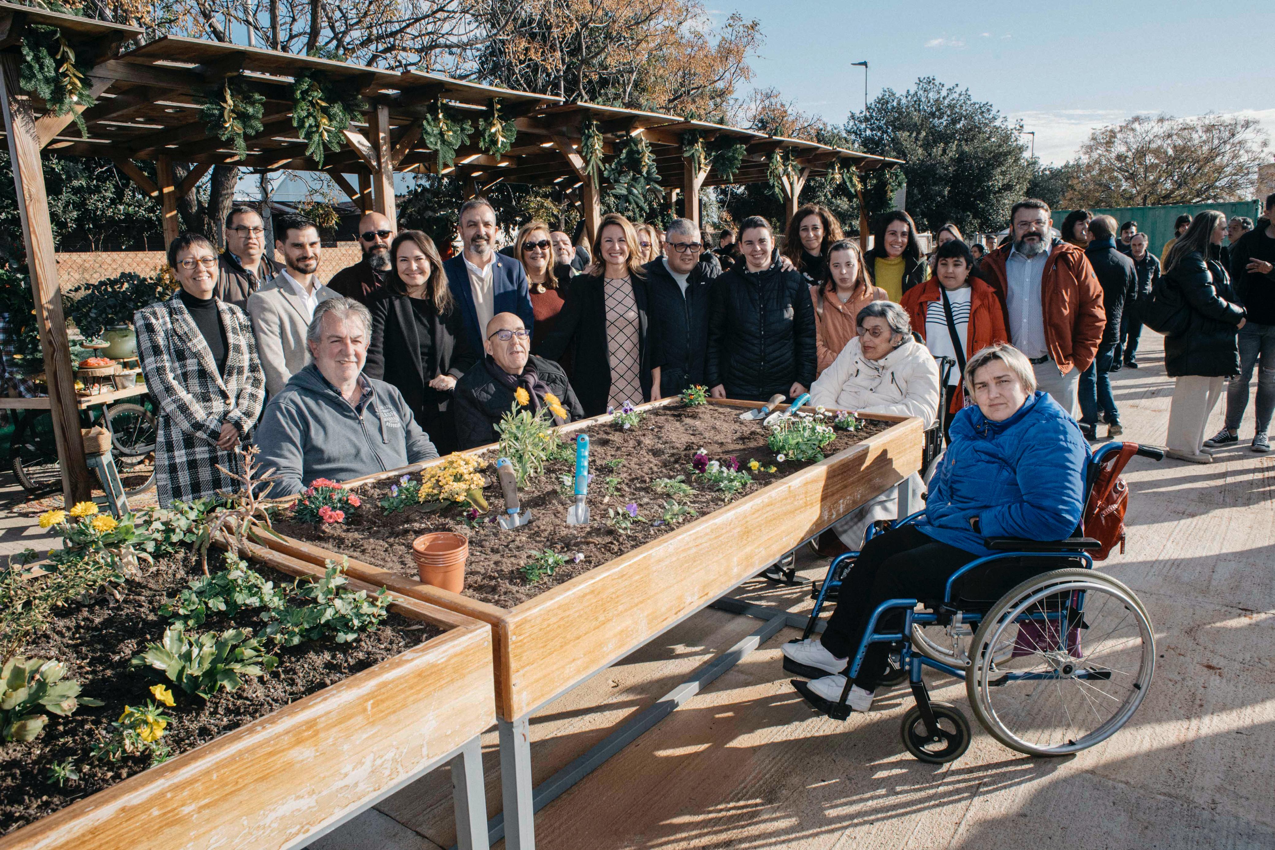 Presentación del huerto urbano accesible de Castellón