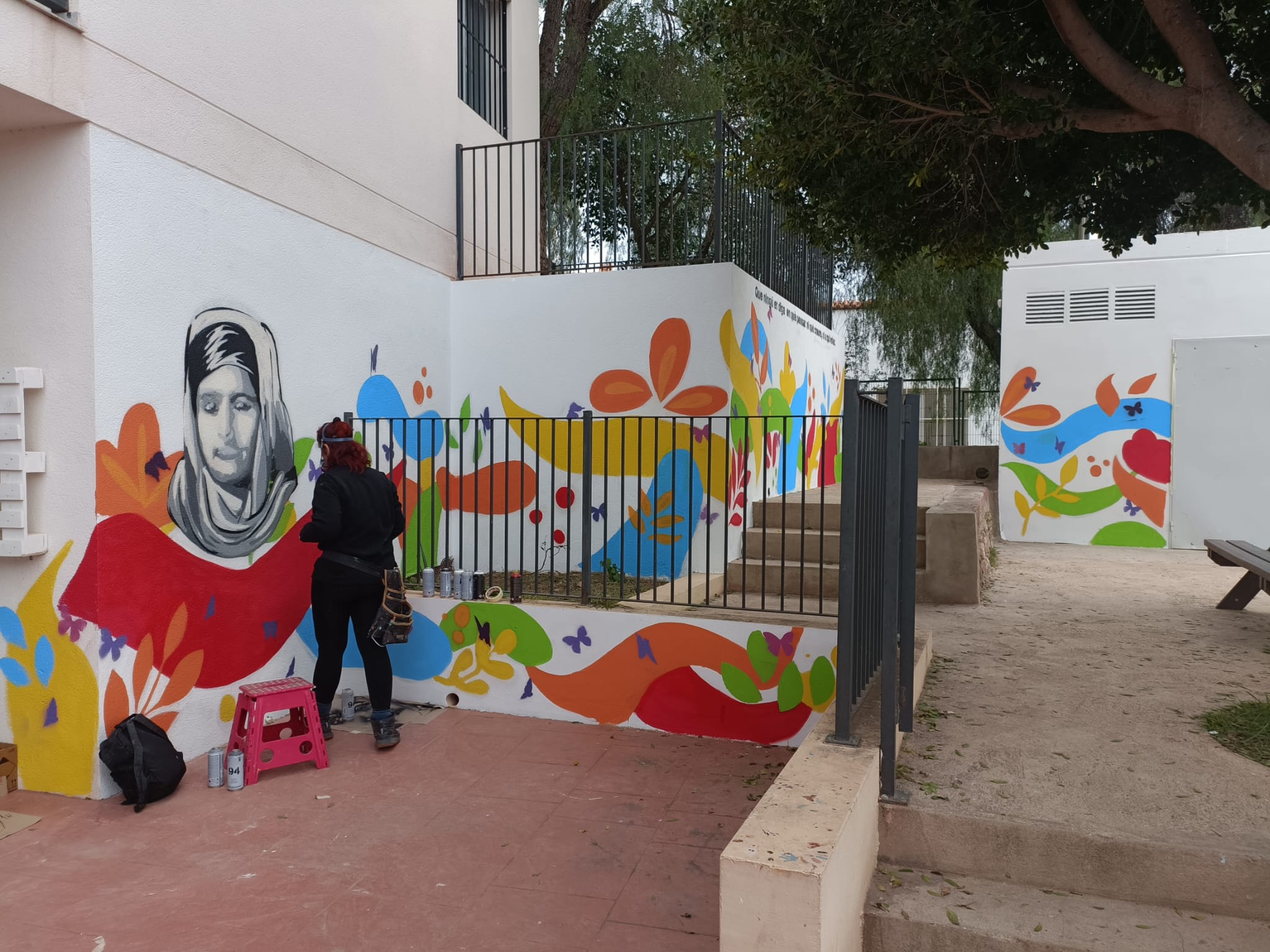 Mural intergeneracional d'Almenara