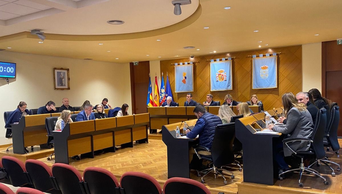 Ple de l'Ajuntament de Borriana