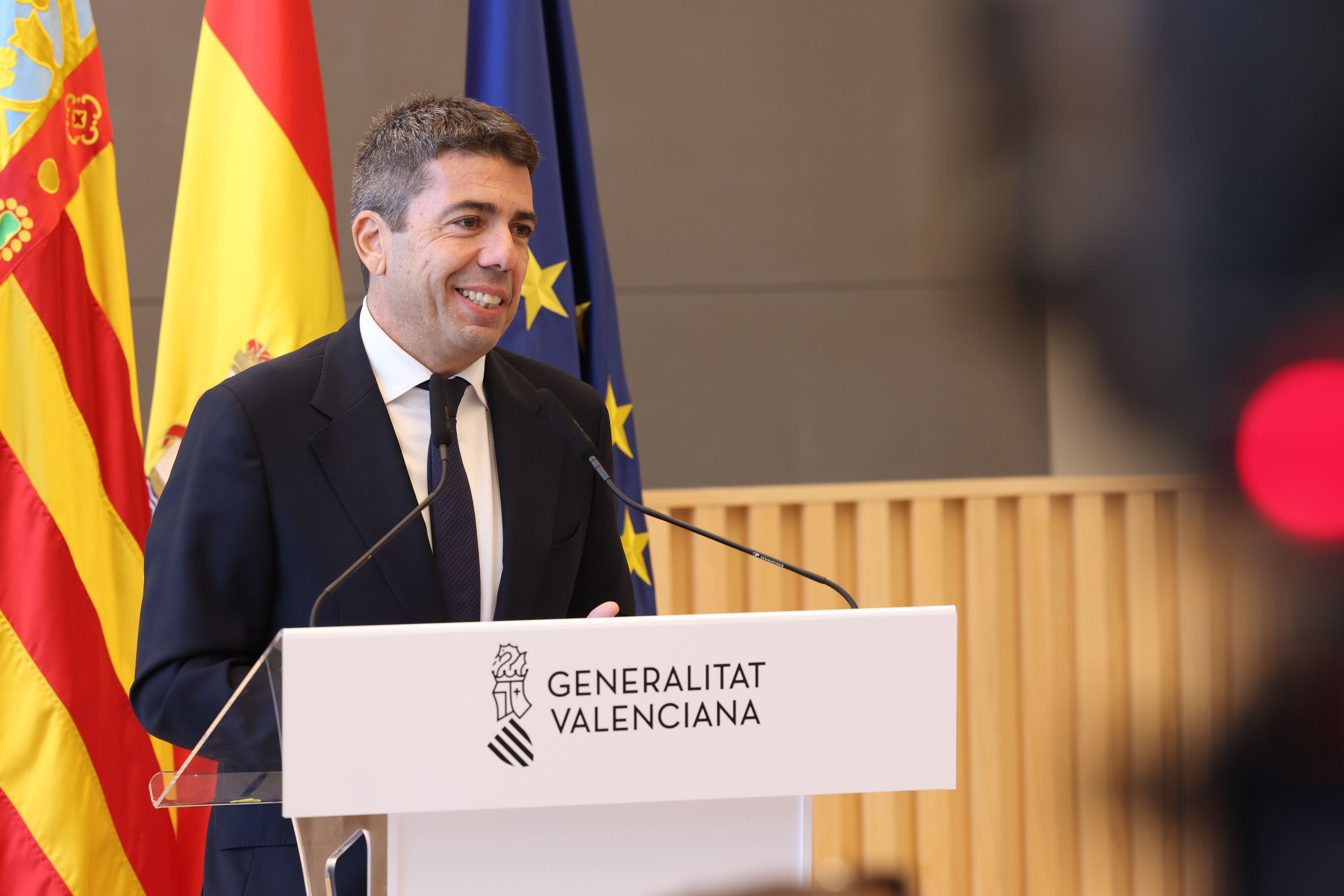 El president de la Generalitat, Carlos Mazón