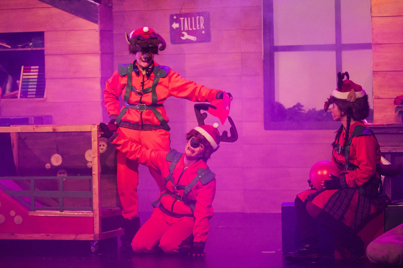 Obra de teatre dins de Nadal al Raval