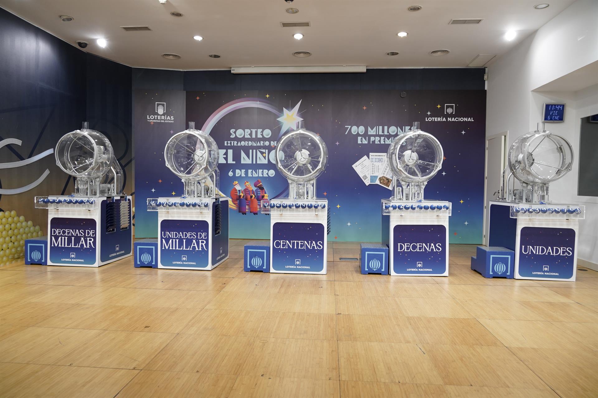 Bombos del Sorteig Extraordinari de 'El Xiquet'