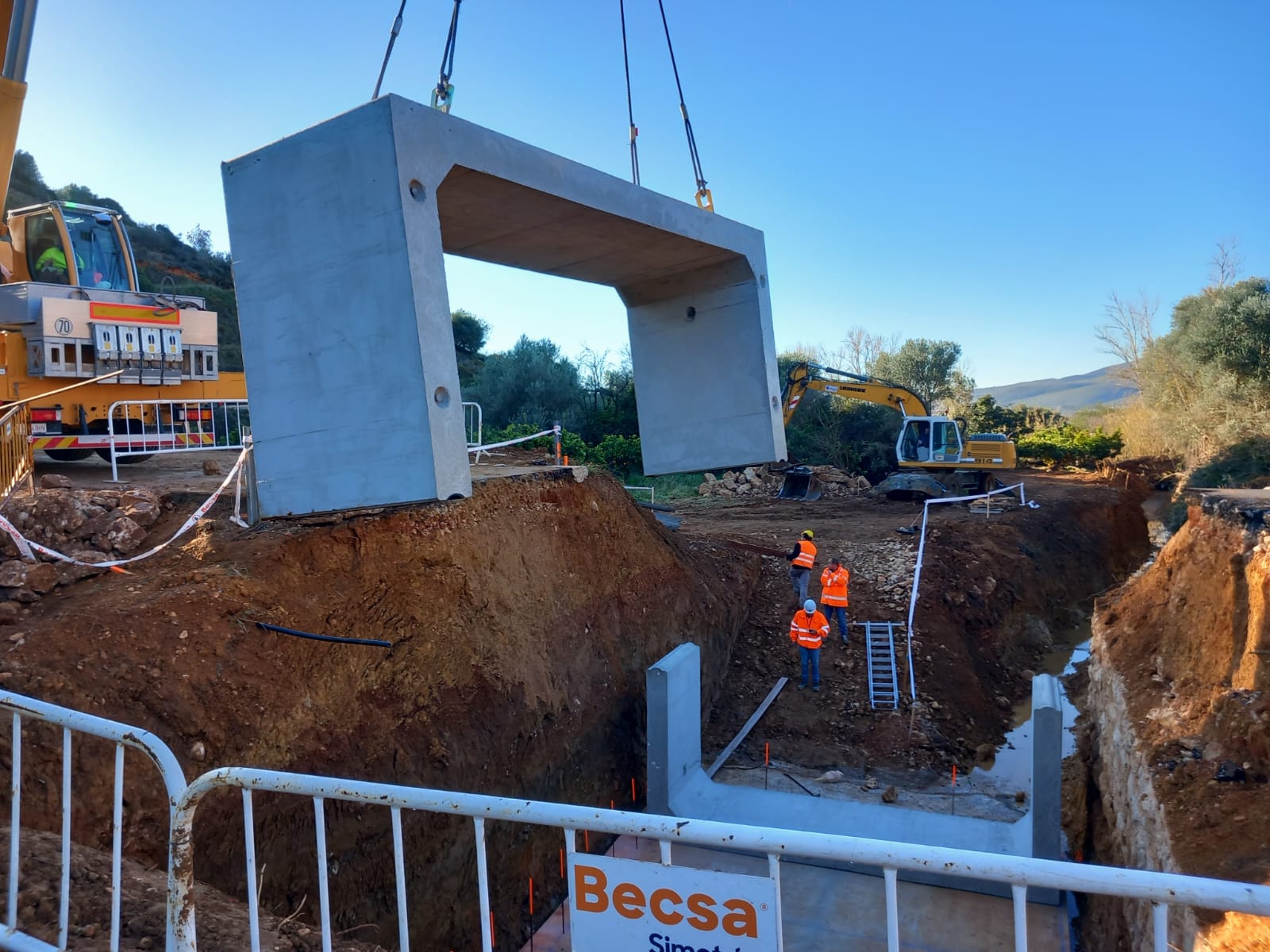 Obres en el Pont de Tírig