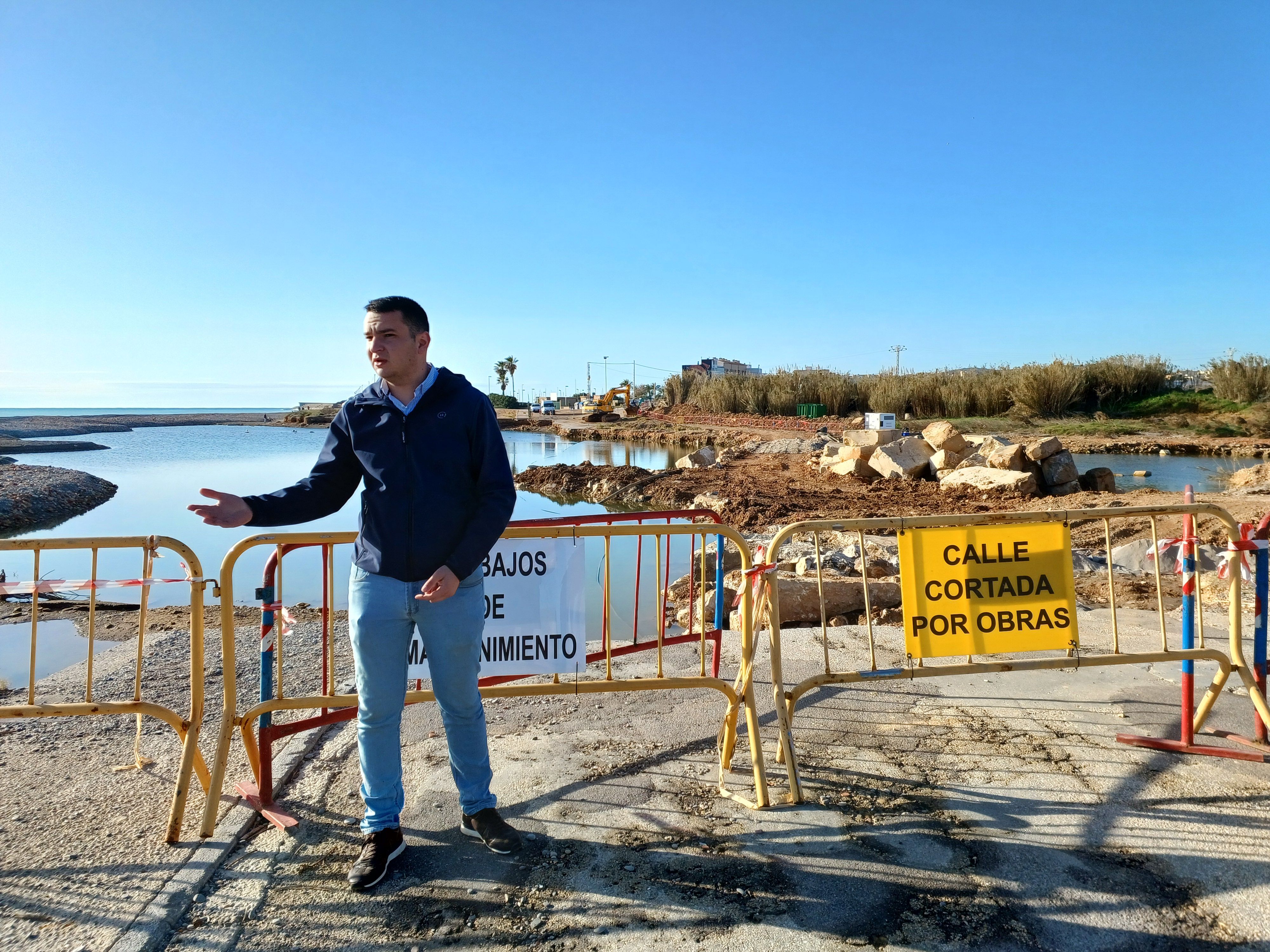 Inicio de las obras en la Mar Chica de Benicarló