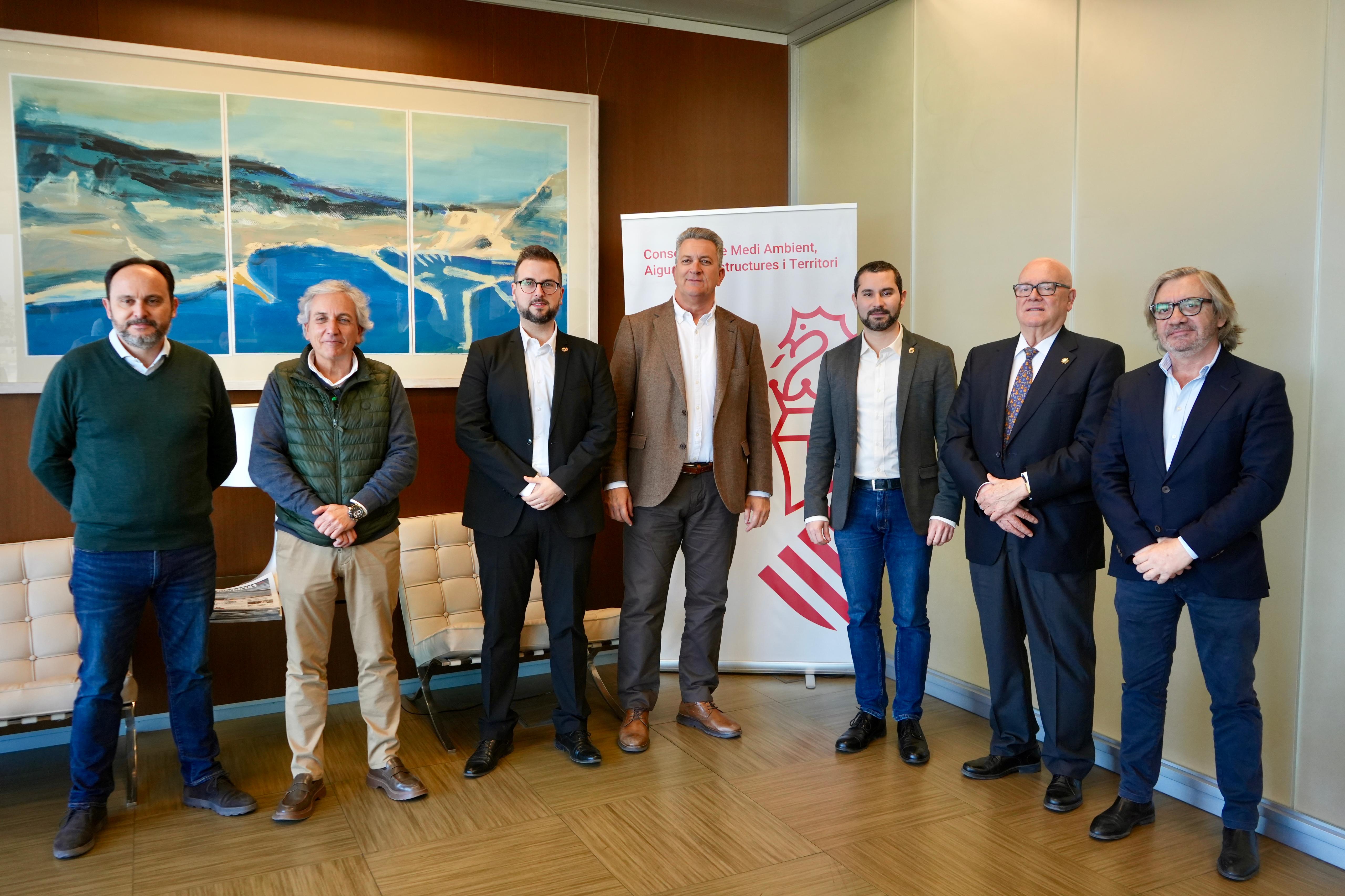 Falomir en la Conselleria de Medi Ambient, Infraestructures i Territori
