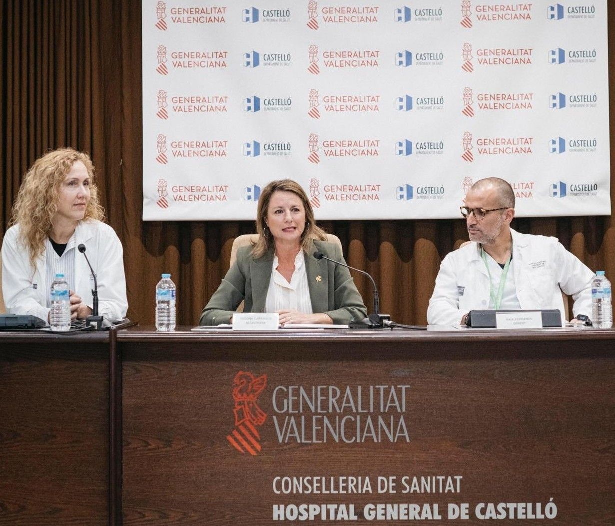 Carrasco a l'Hospital General de Castelló