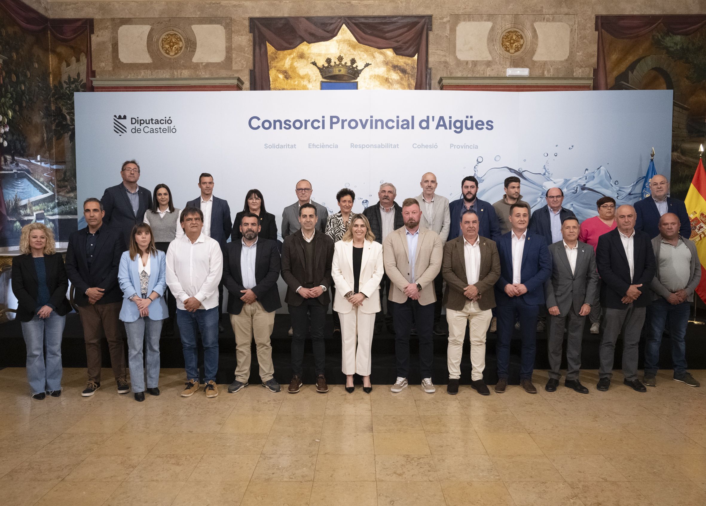 Signatura per a la creació del Consorci Provincial d'Aigües de Castelló