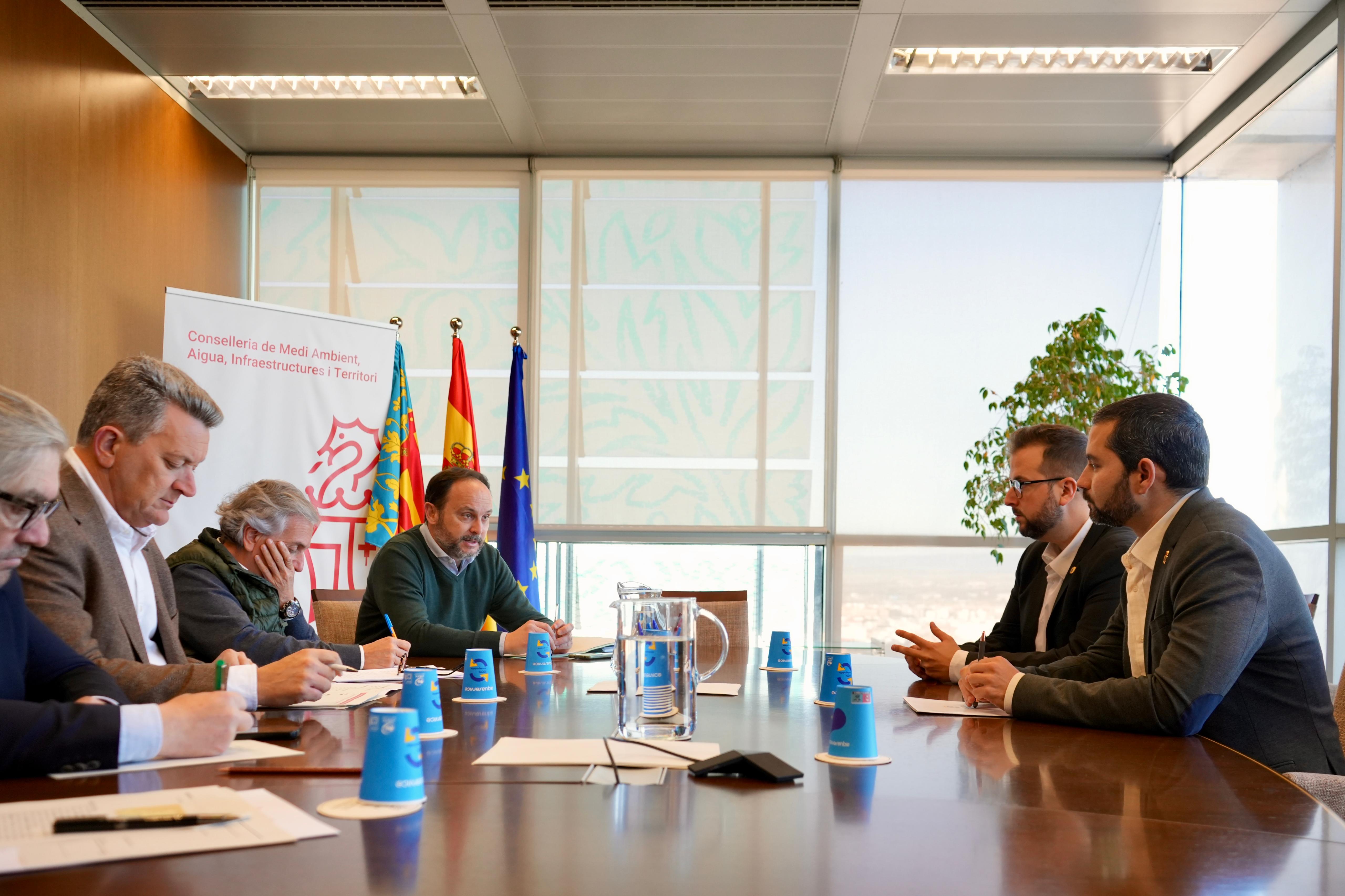 Reunió de l'Ajuntament de l'Alcora amb la Conselleria de Medi Ambient
