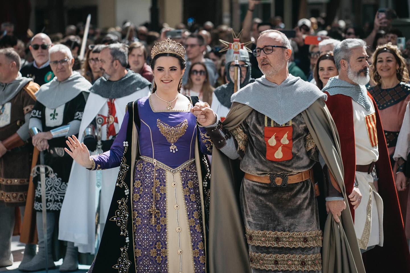 Homenaje a Na Violant d'Hongria en Castellón