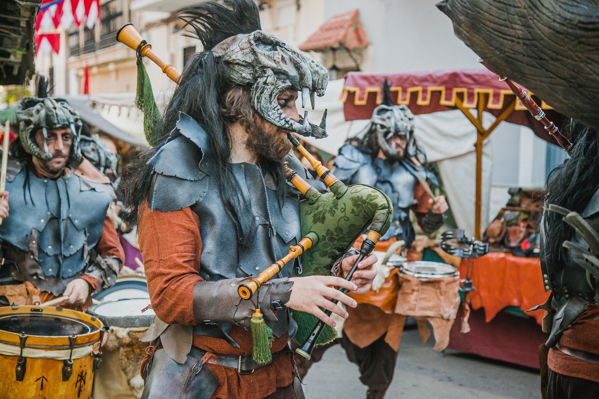 Personatge d'animació d'un mercat renaixentista