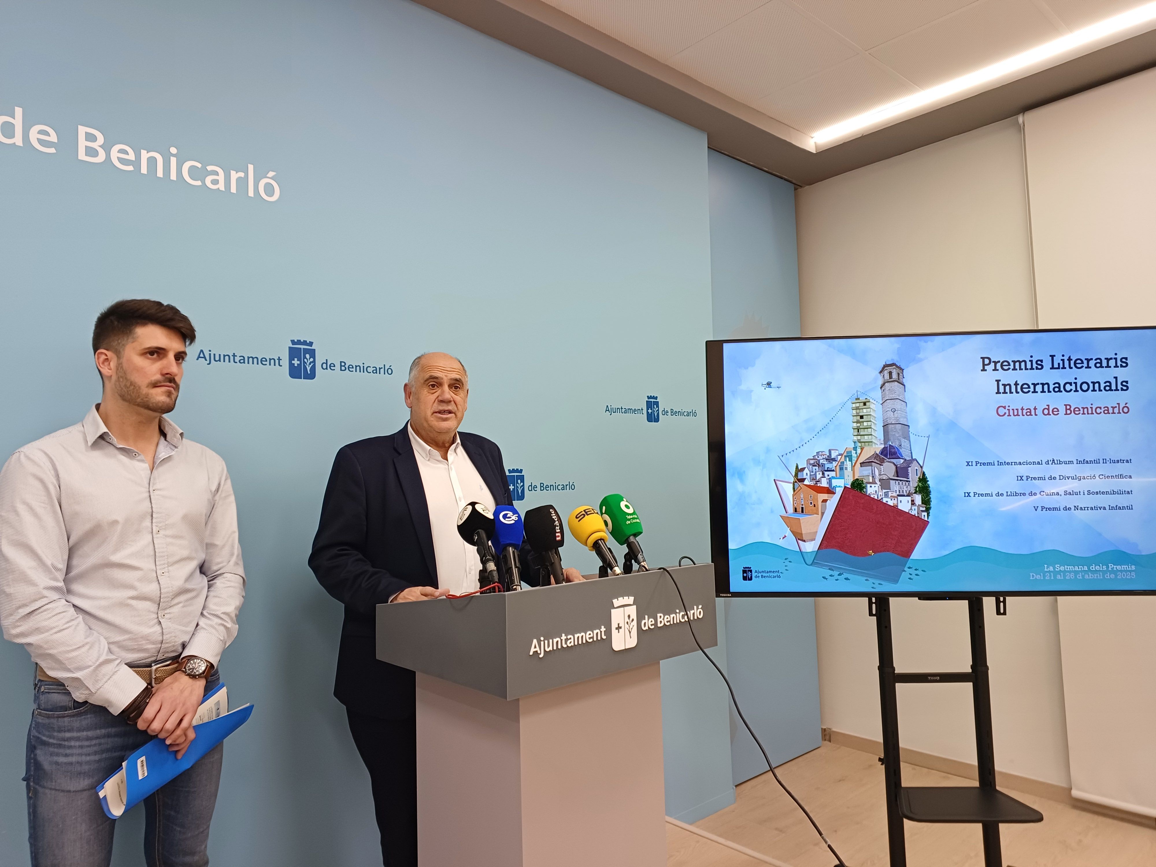 La gala de entrega de los Premios Literarios de Benicarló se integra en la Semana del Libro