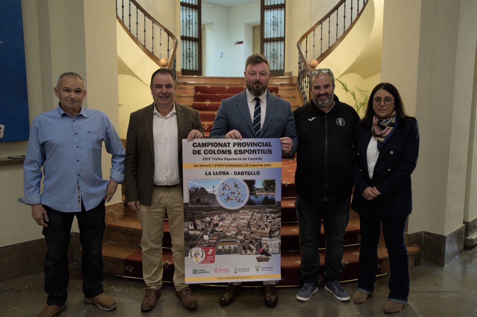 Presentación del campeonato de colombicultura