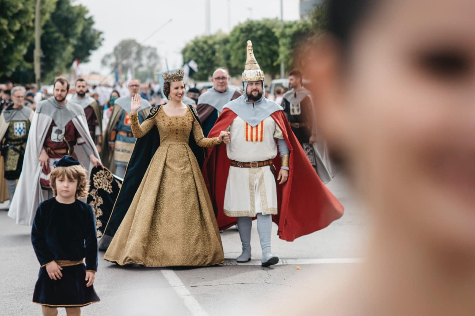 Una desfilada a Escala a Castelló