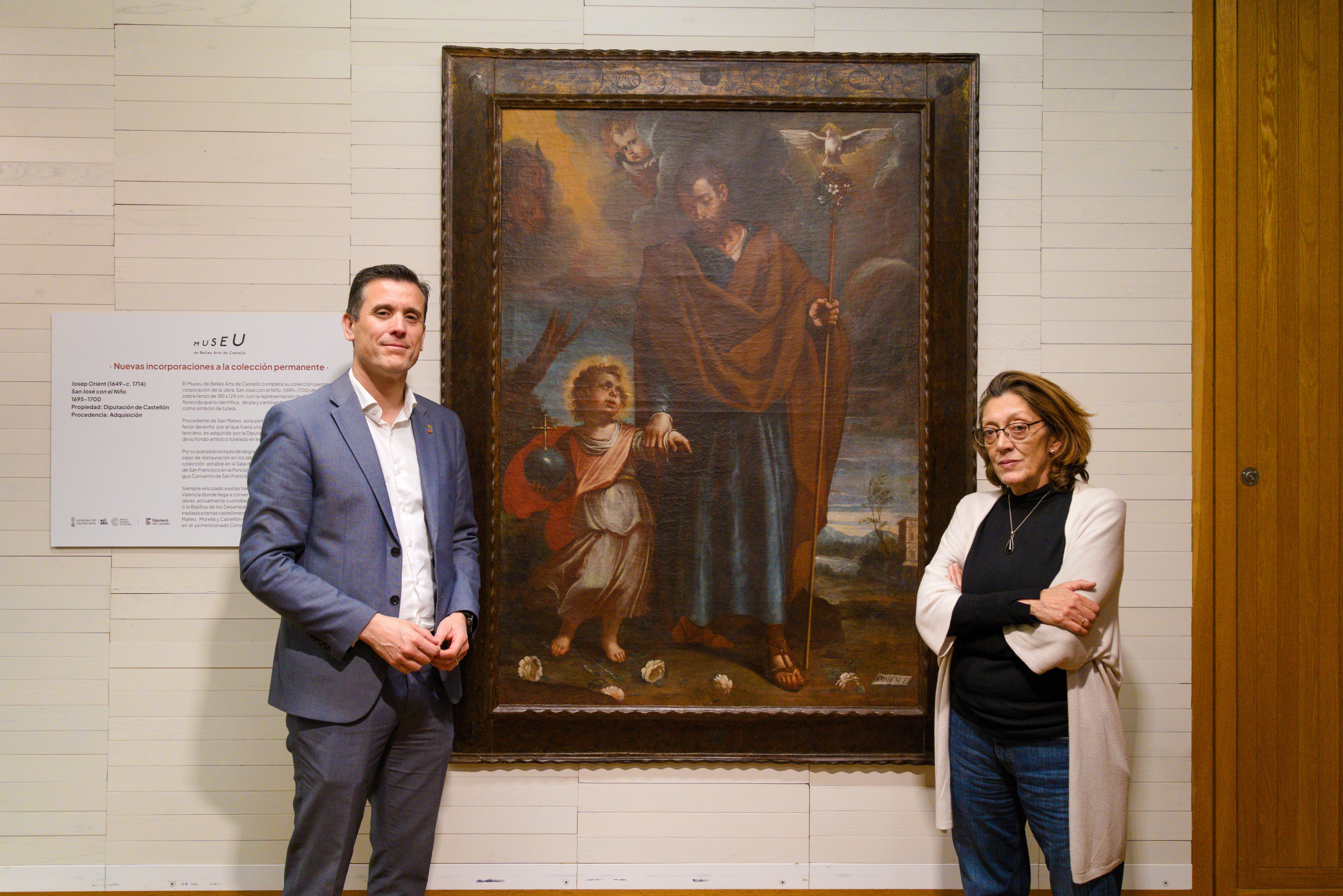 Restauració de San José con el Niño de Josep Orient 